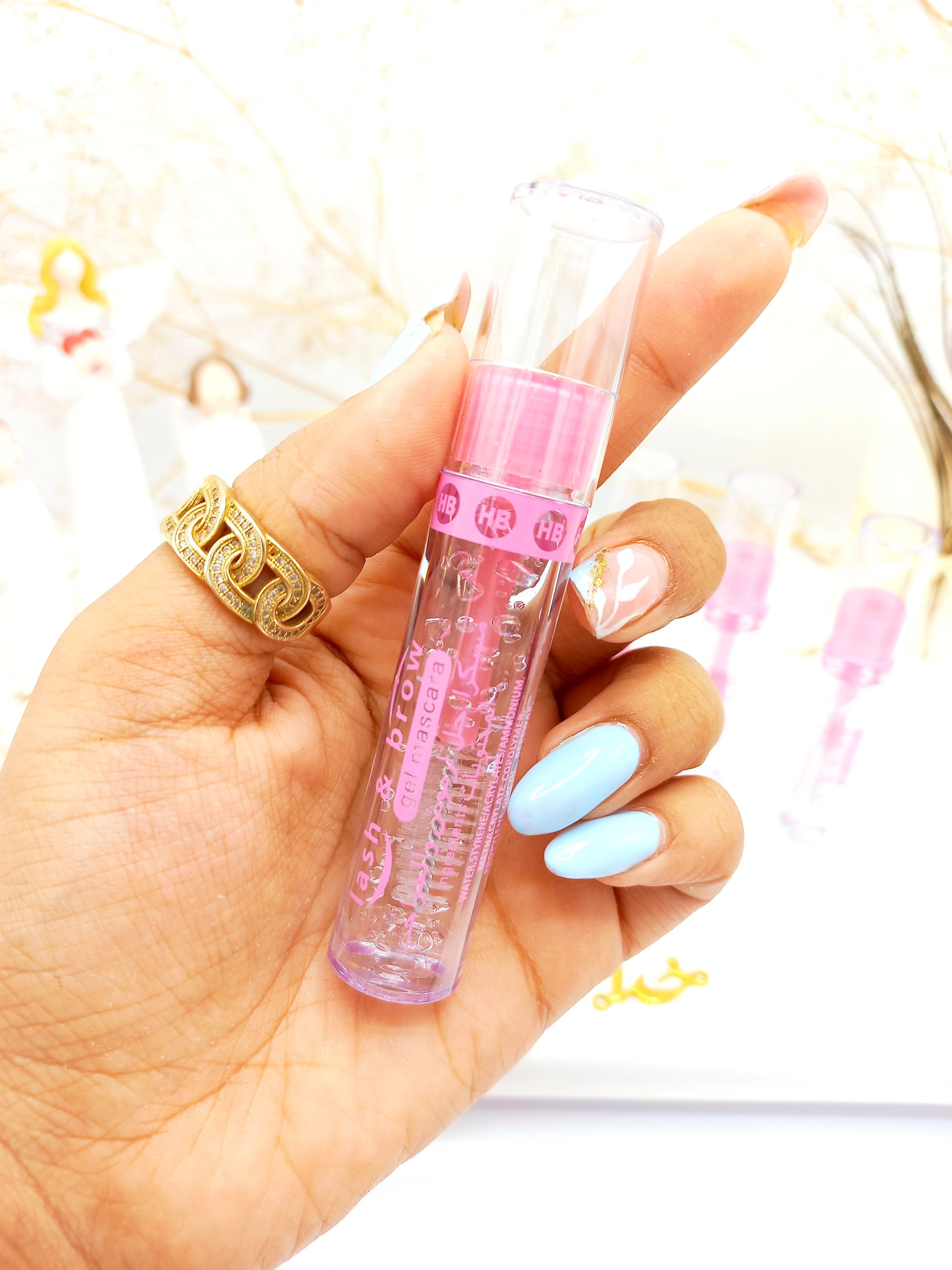 ژل حالت دهنده مژه و ابرو مات هدا بیوتی MATTE HUDA BEAUTY (صورتی) کد M8463