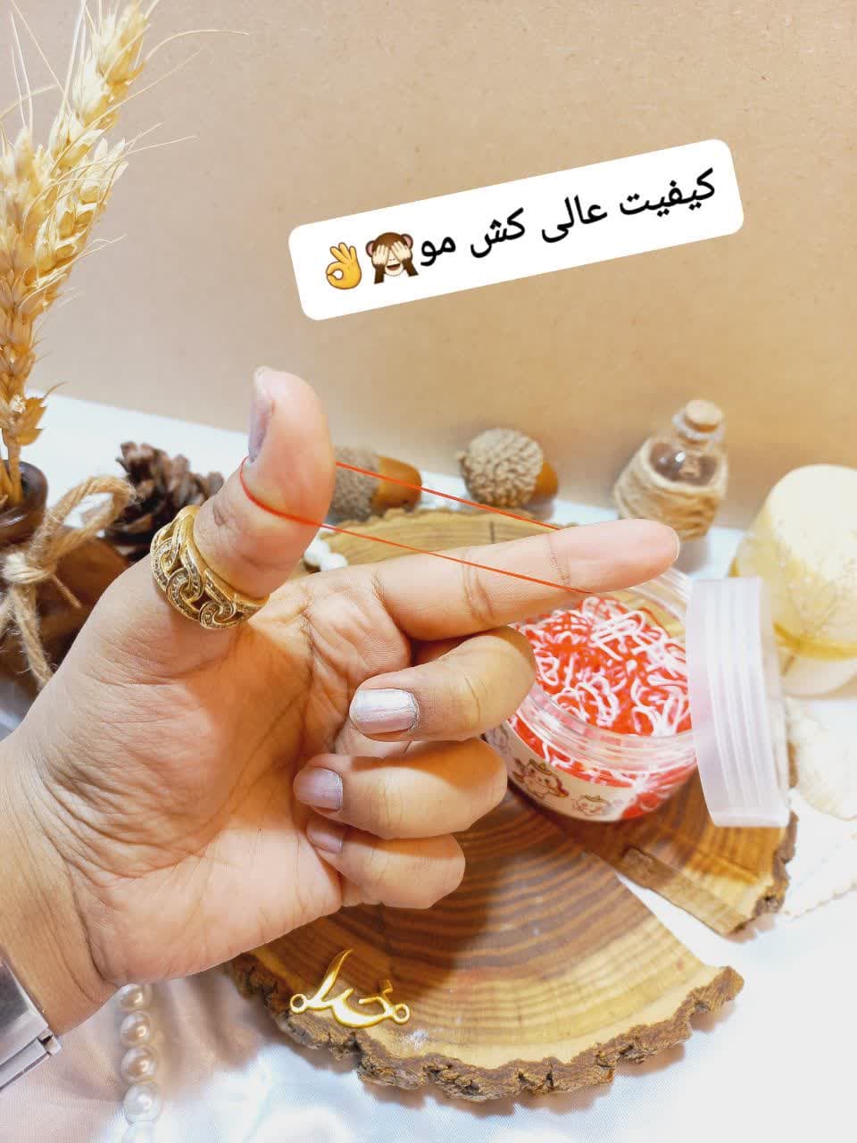 پک کش مو چهل گیس رنگی طرح یونیکورن قوطی