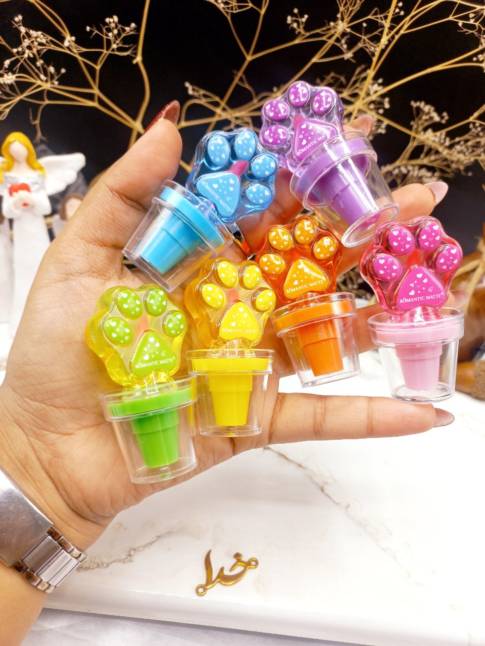 برق لب پنجه گربه ای برند رومانیک مات ROMANTIC MATTE  کد RY 3217