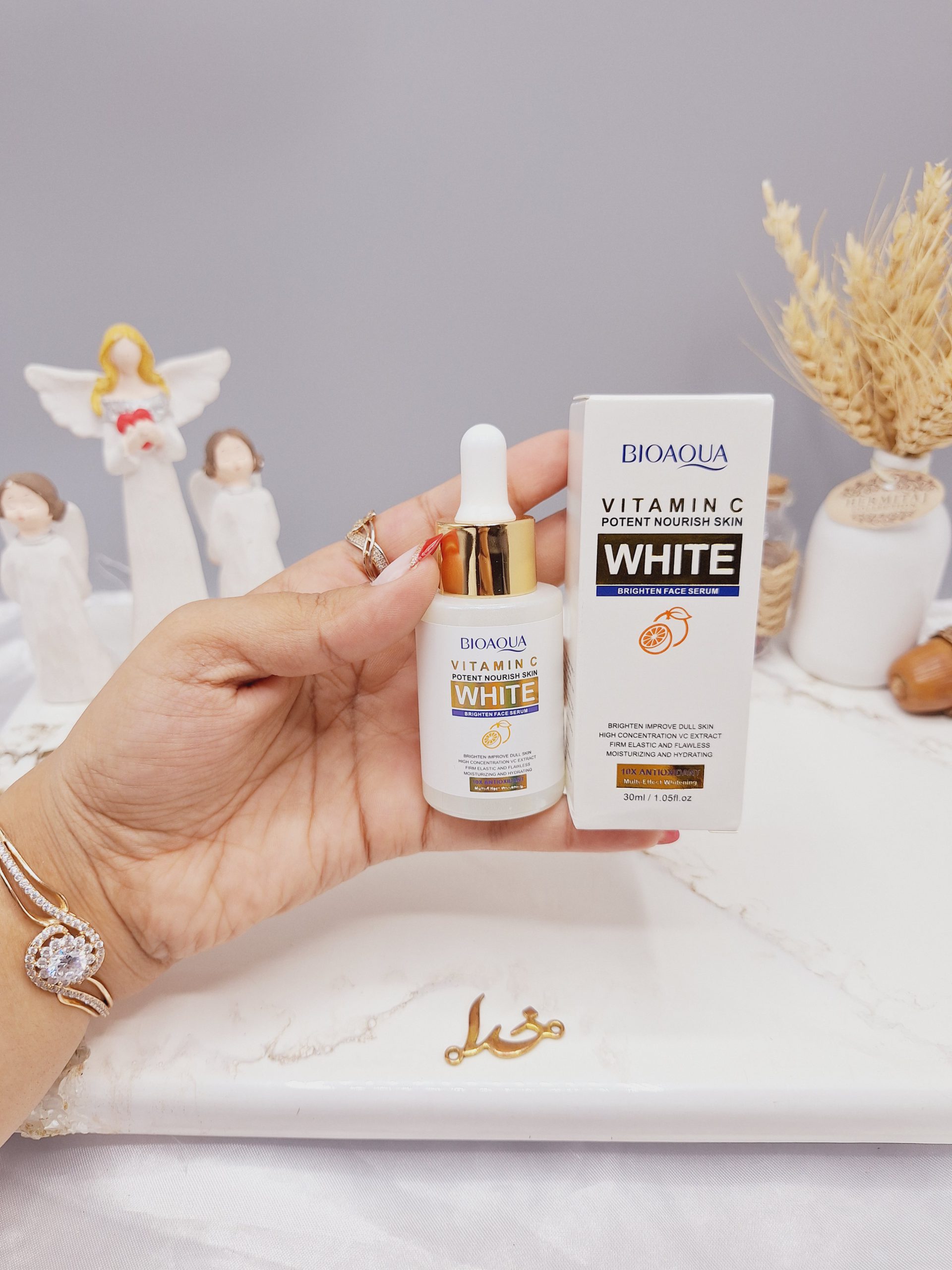 سرم روشن کننده قوی پوست حاوی ویتامین سی برند بیوآکوا BIOAQUA کد BQY 88630