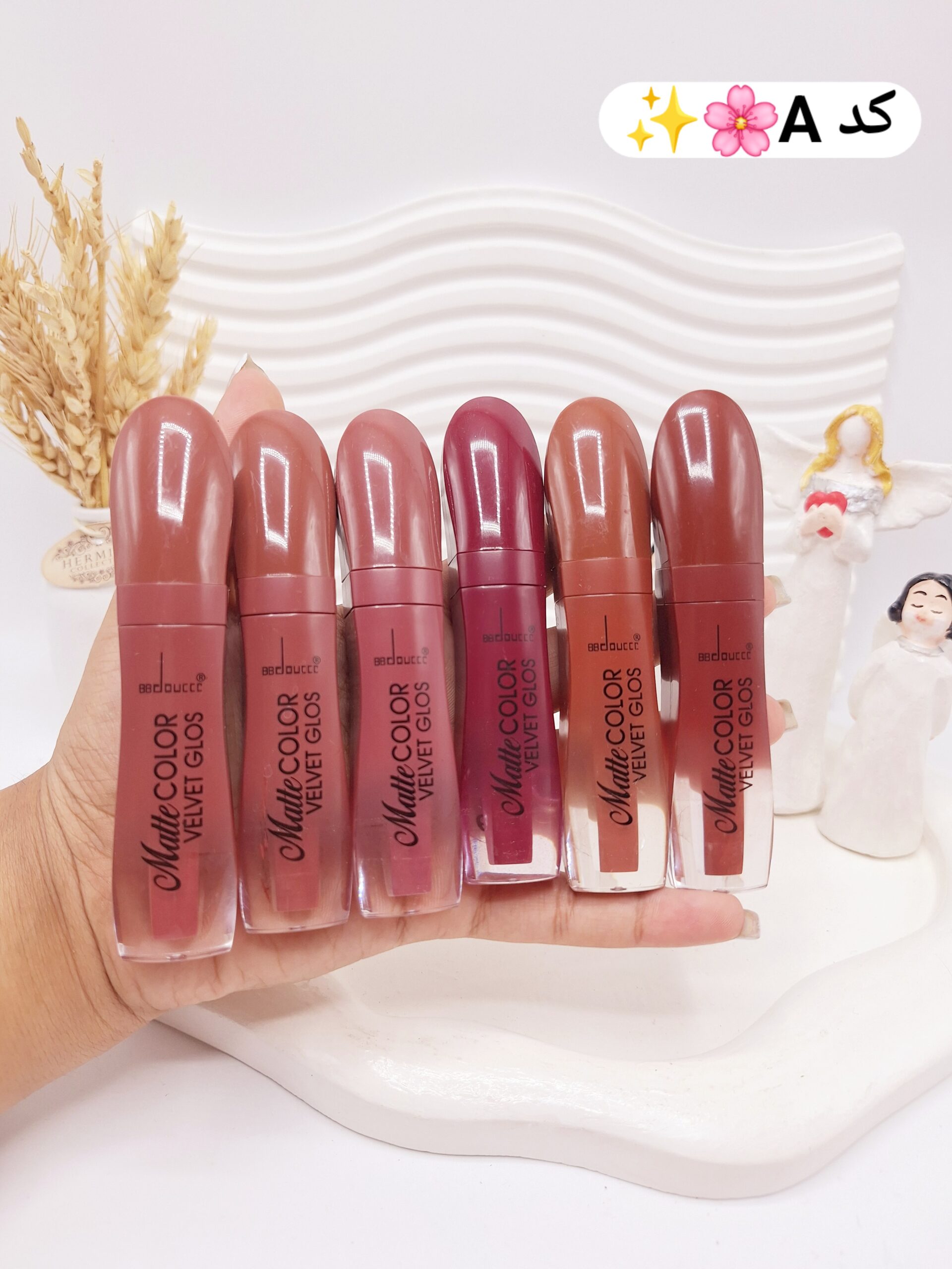 پک رژ مایع 6 تایی دوسه کد 1020