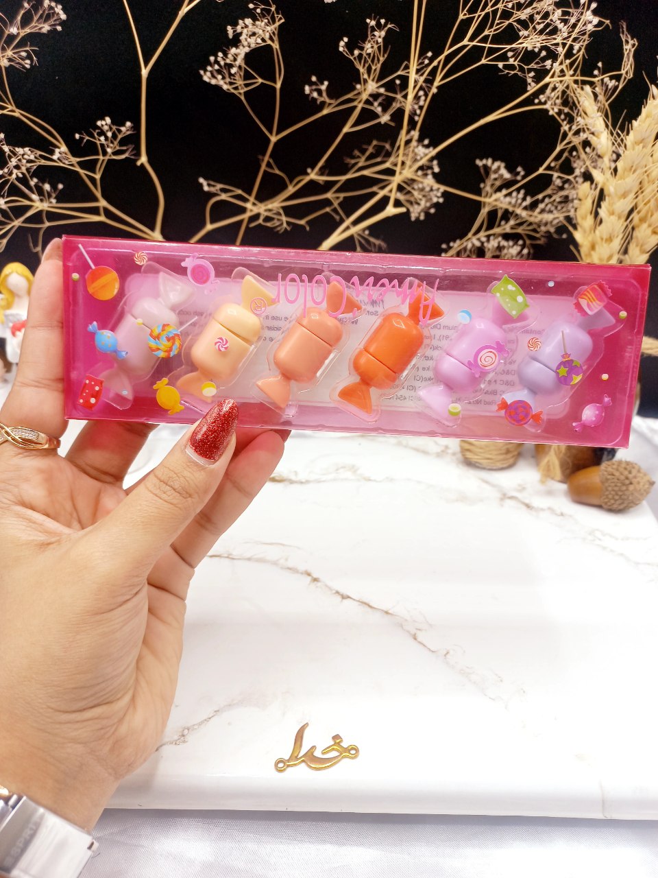 پک رژ ۶ عددی آبنباتی برند AmeriColor کد 3133