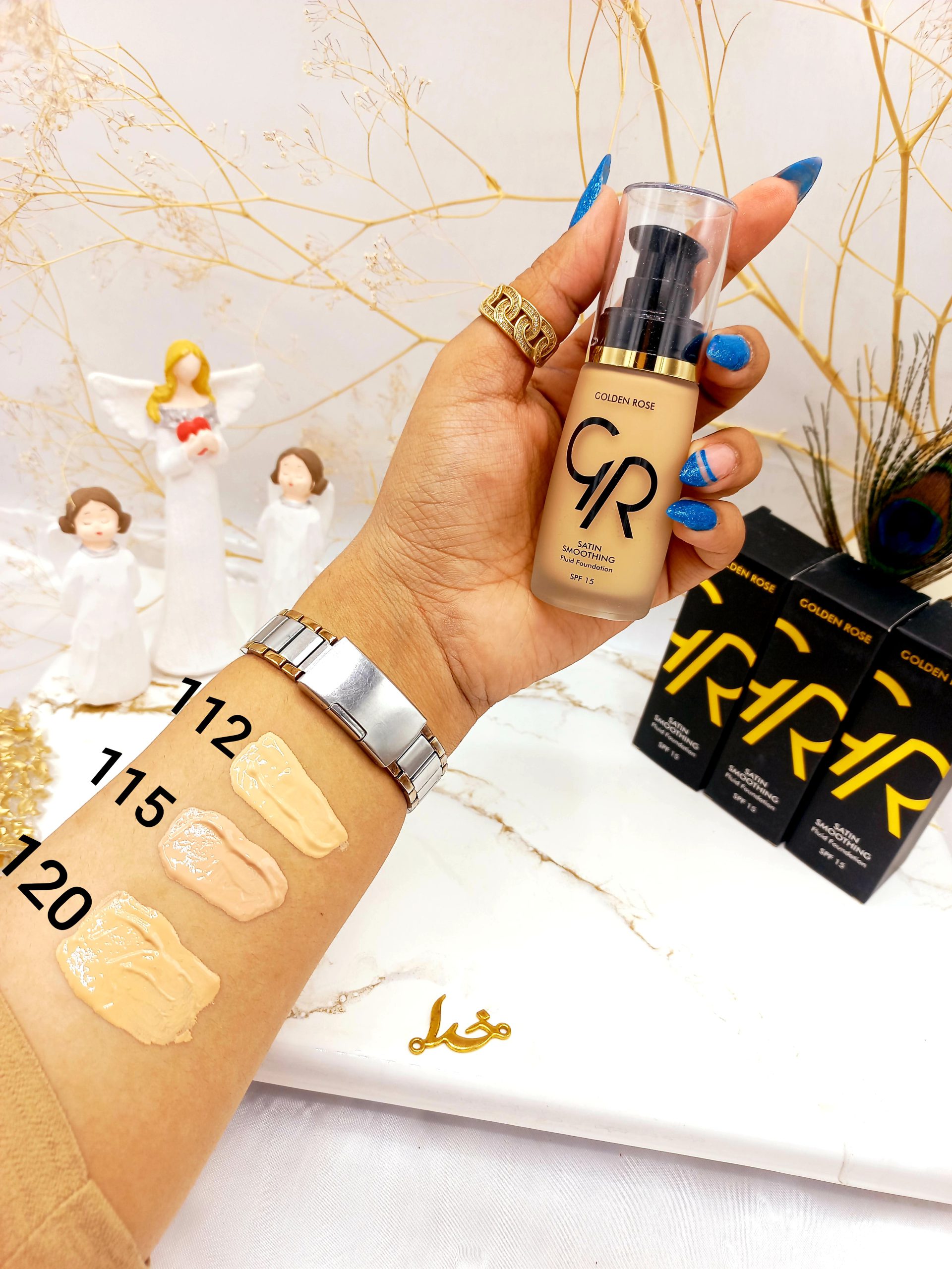 کرم پودر شیشه ای مات مدل Foundation کد 3155