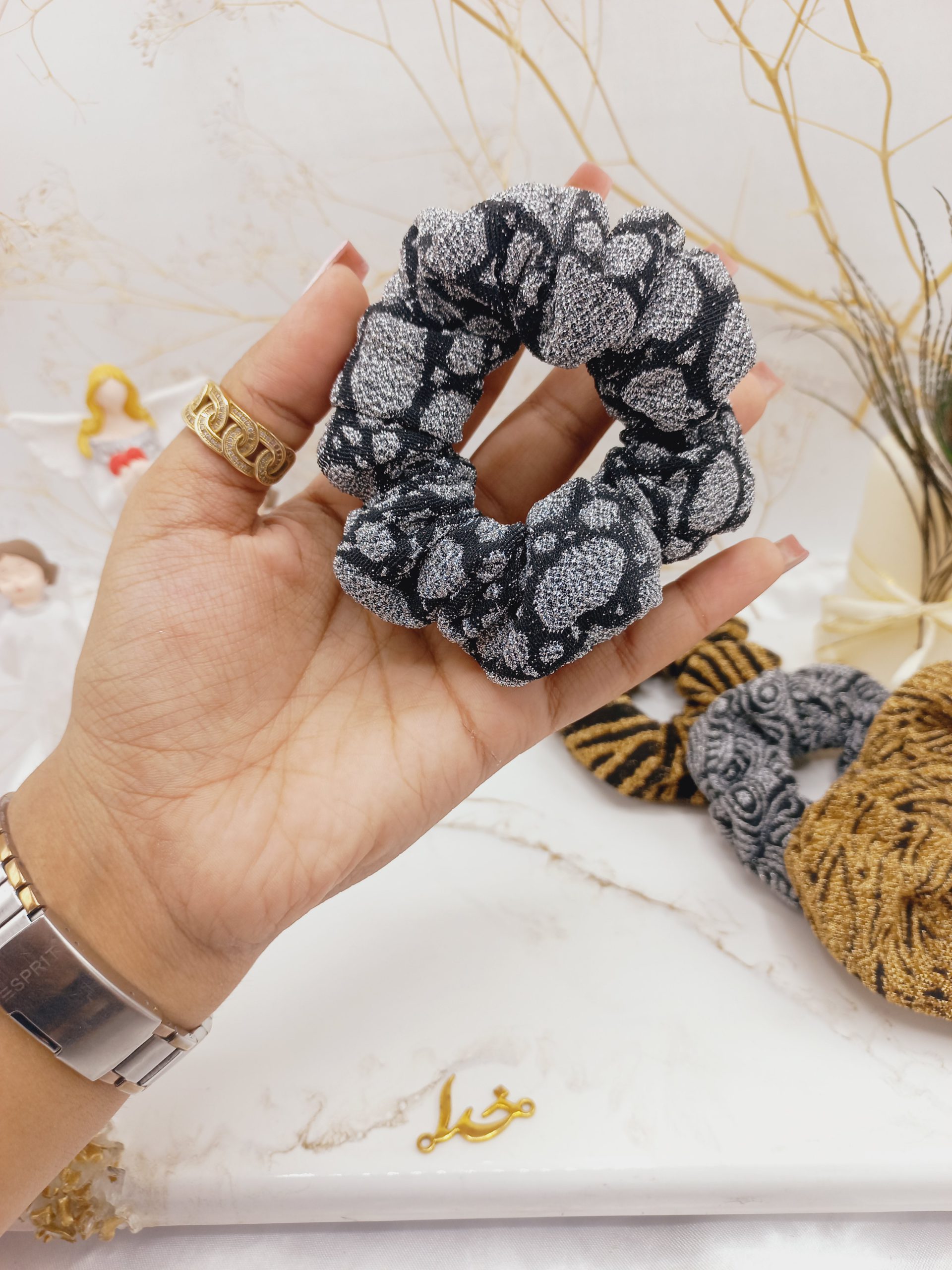 کش مو شیک زنانه جنس لمه طرح شماره 1