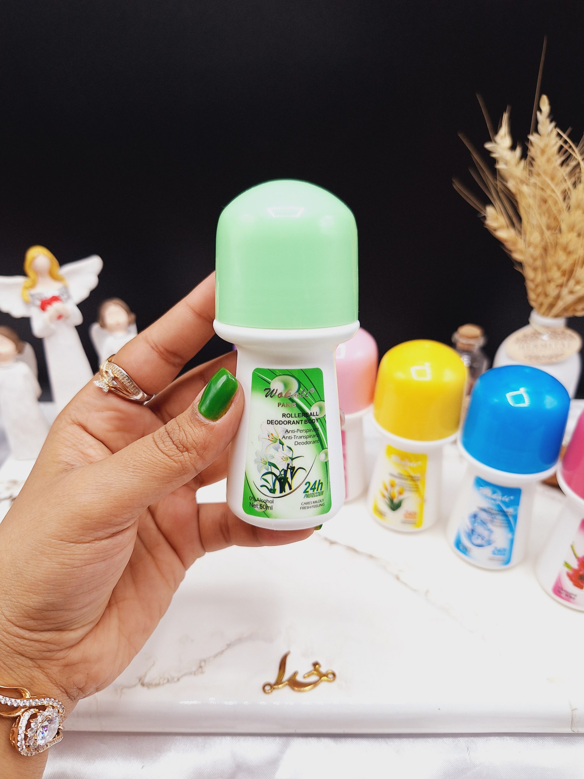 مام رولی ضد تعریق 50ml برند وکالی Wokali با پخش بوی بالا کد WkL376