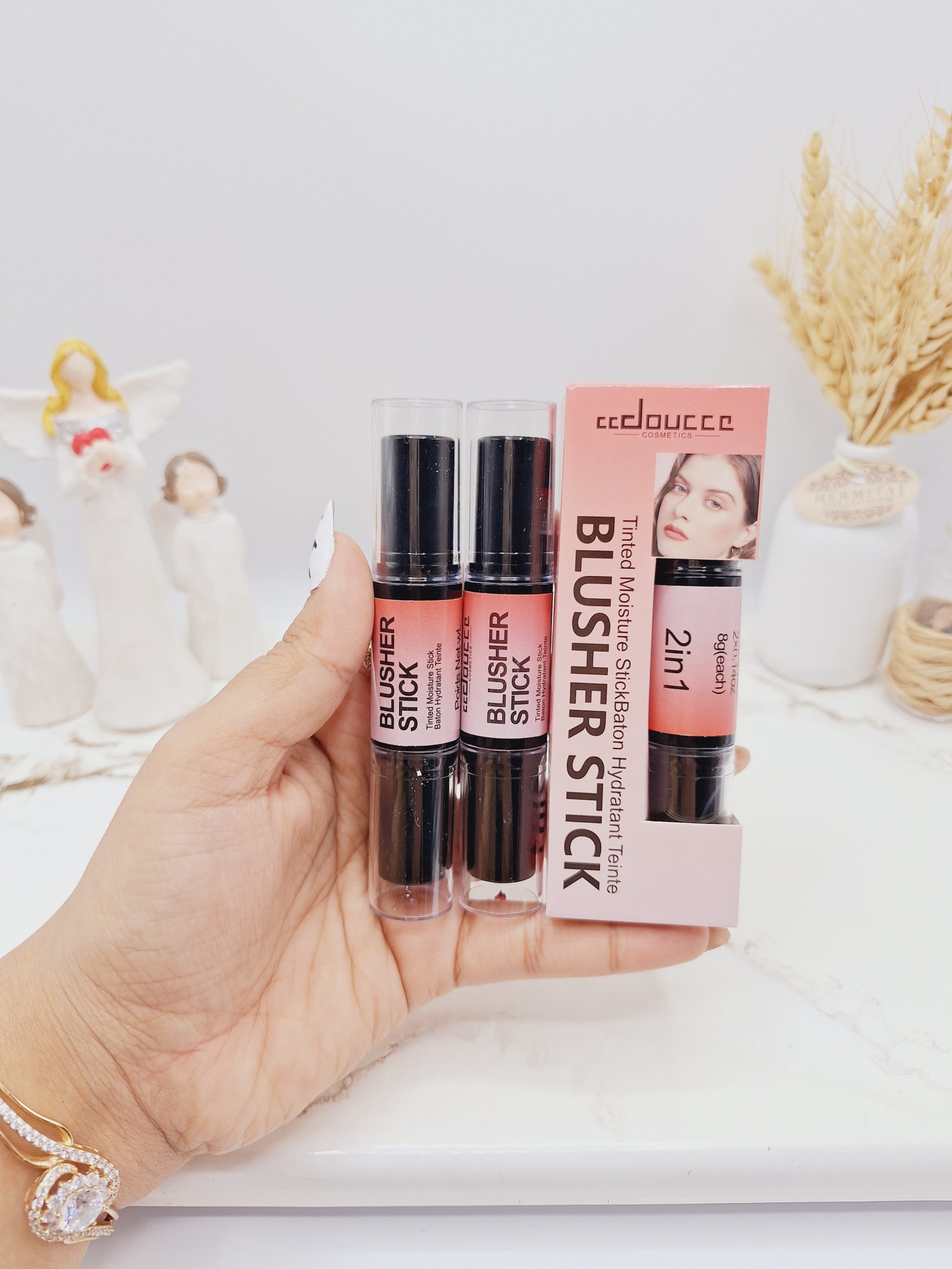 رژ گونه دو طرفه استیکی برند دوسه کد 3008 (کارتن صورتی)