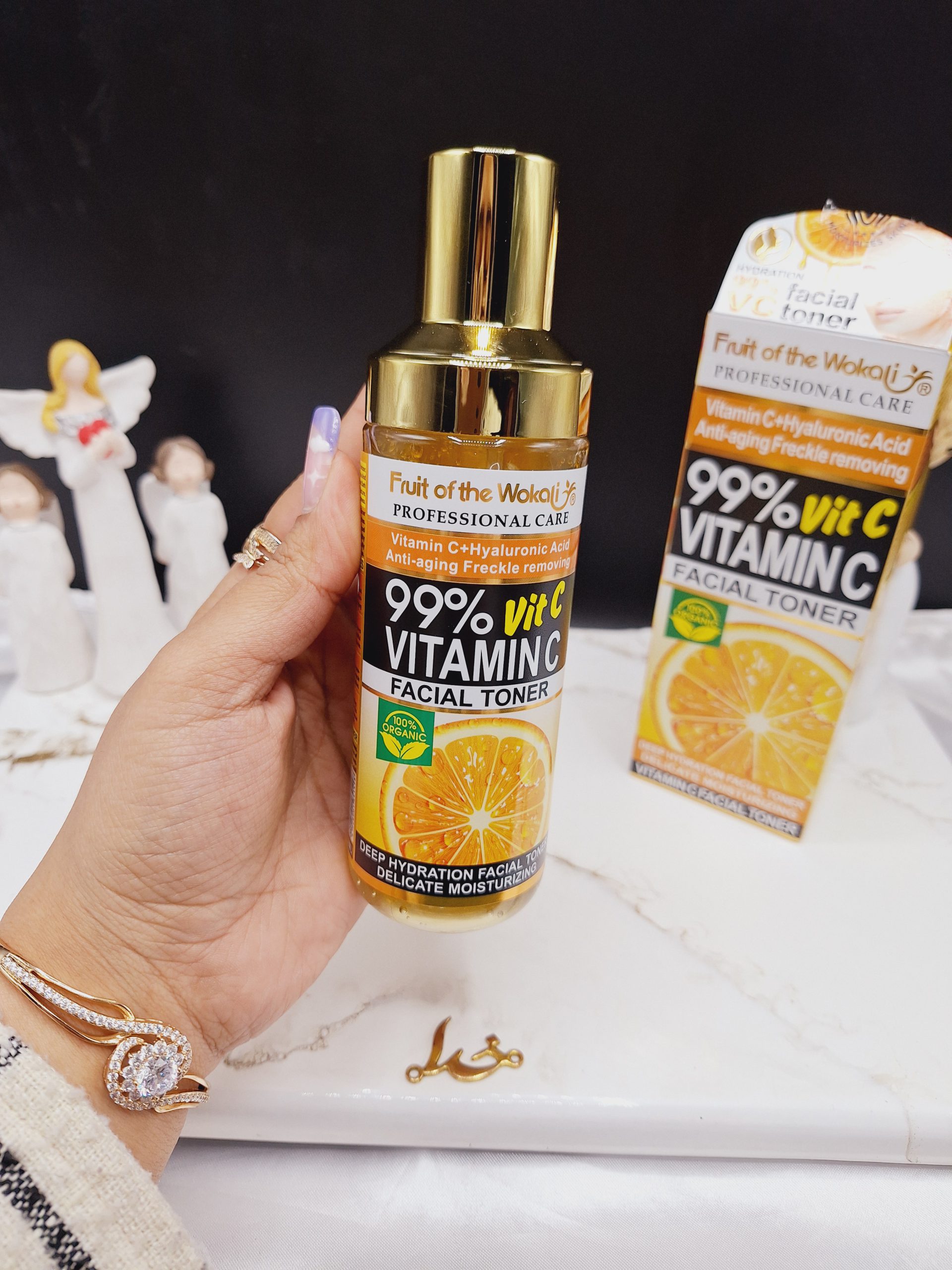 تونر روشن کننده قوی ویتامین سی وکالی Wokali کد WKL718