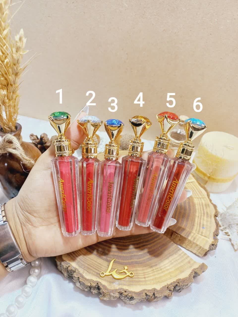 رژ لب مایع طرح الماسی برند AMERICOLOR کد YL2232