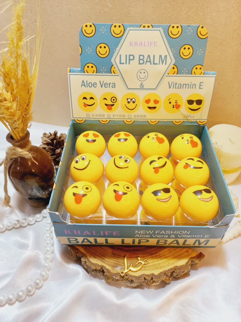 بالم لب استیکری زرد خلیفه KHALIFE کد8013