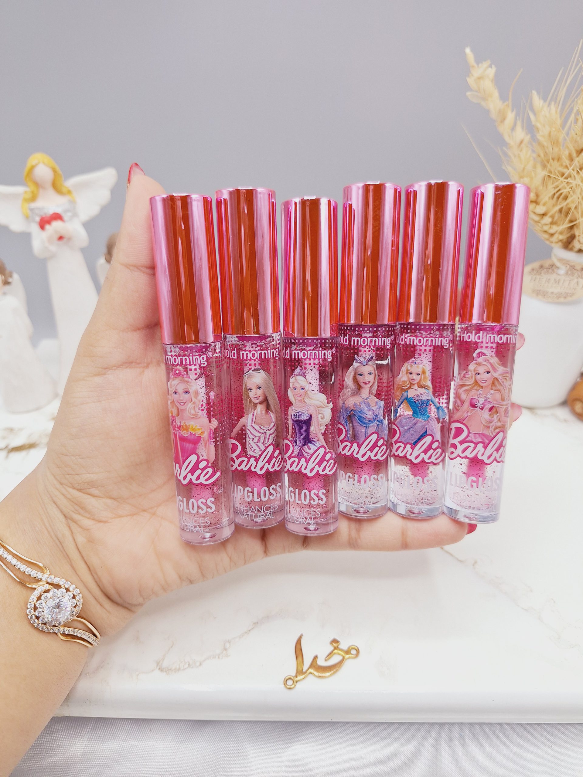 برق لب فانتزی طرح باربی برند هولد مورنینگ Hold morning کد HL5534