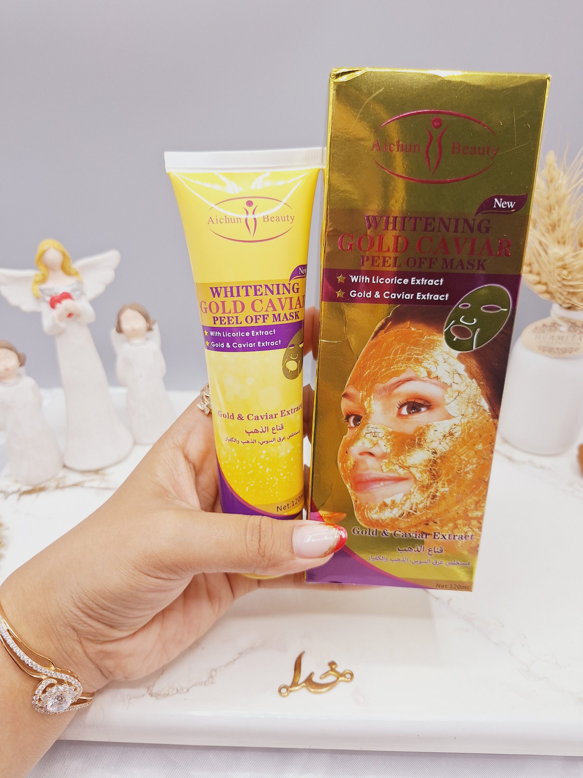 بلک ماسک تیوپی طلا آیچون بیوتی Aichun Beauty کد AS203-1