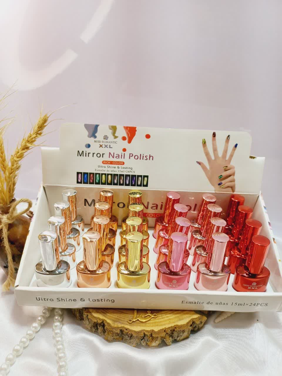 لاک آینه ای پرطرفدار نایلی پولیش NAIL POLISH کد Z9050 | پخش عمده