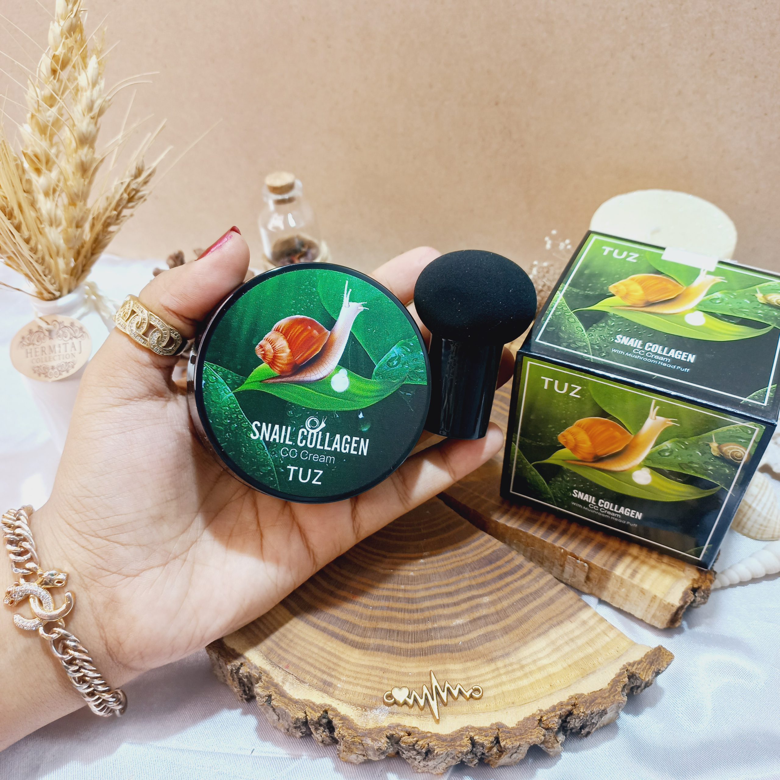 کوشن کلاژن ساز حلزون توز Tuz اورجینال