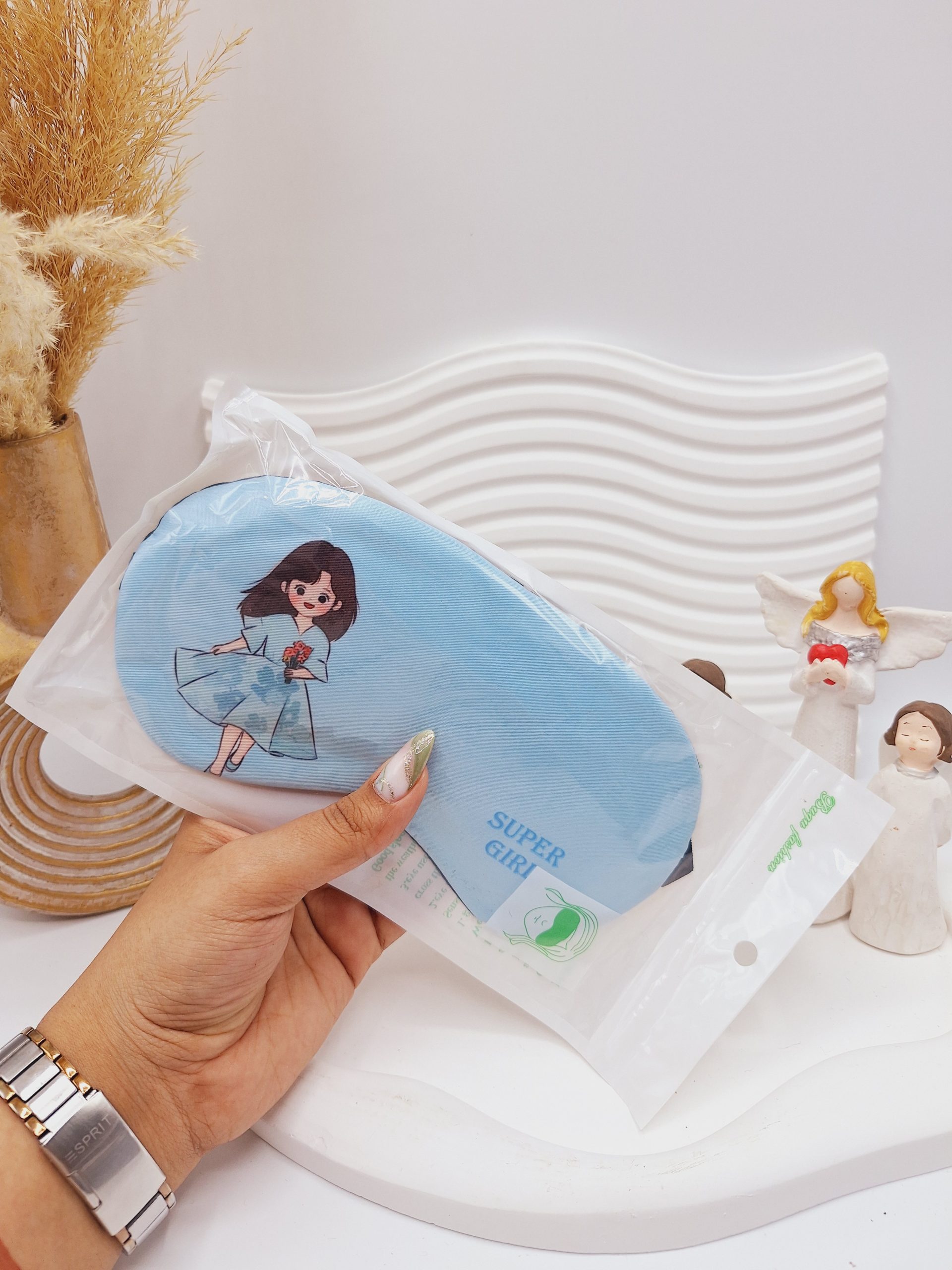 چشم بند کمپرس دار طرح دختر