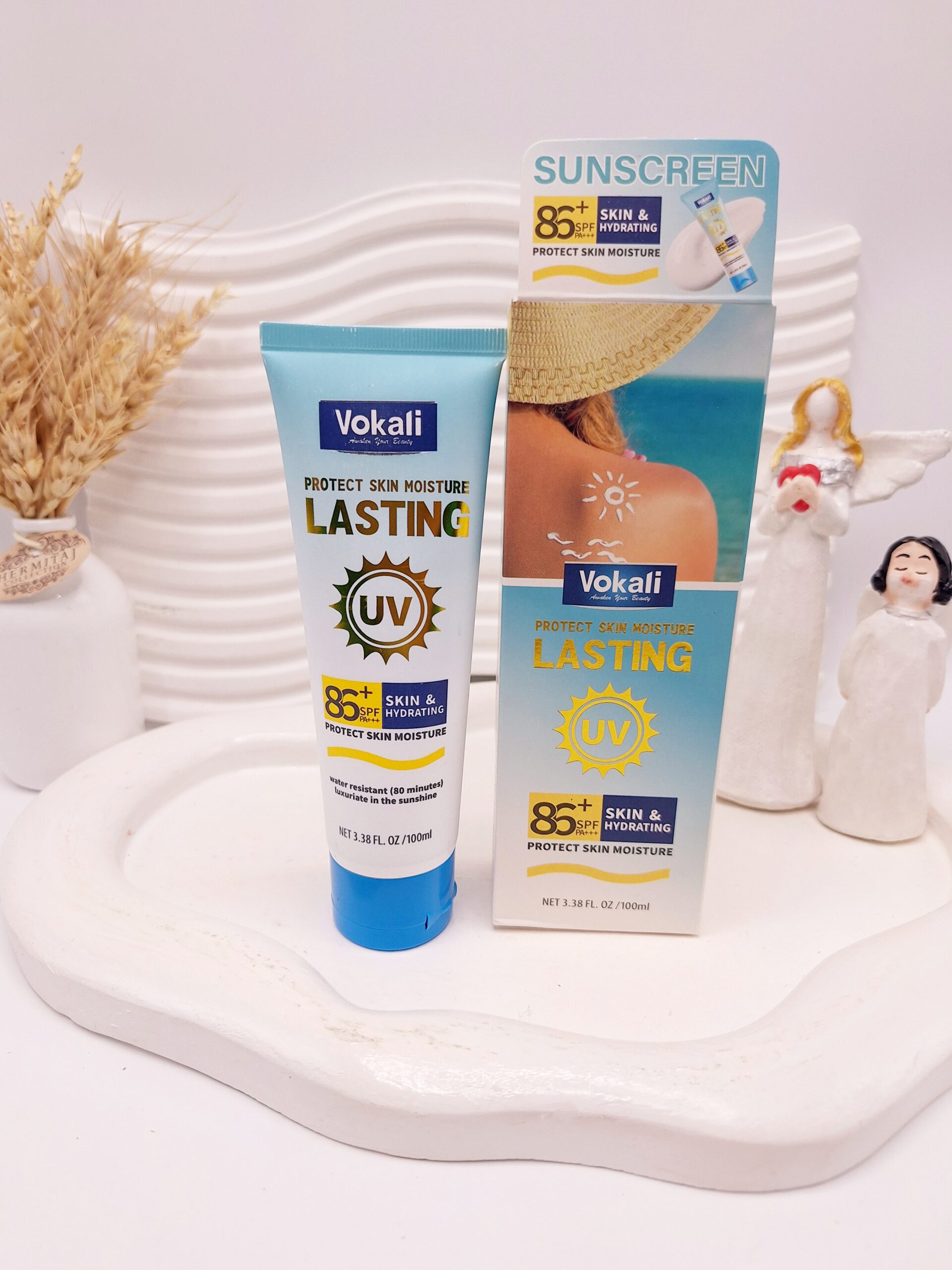 کرم ضد آفتاب صورت و بدن Spf86 Vokali کد CX7703