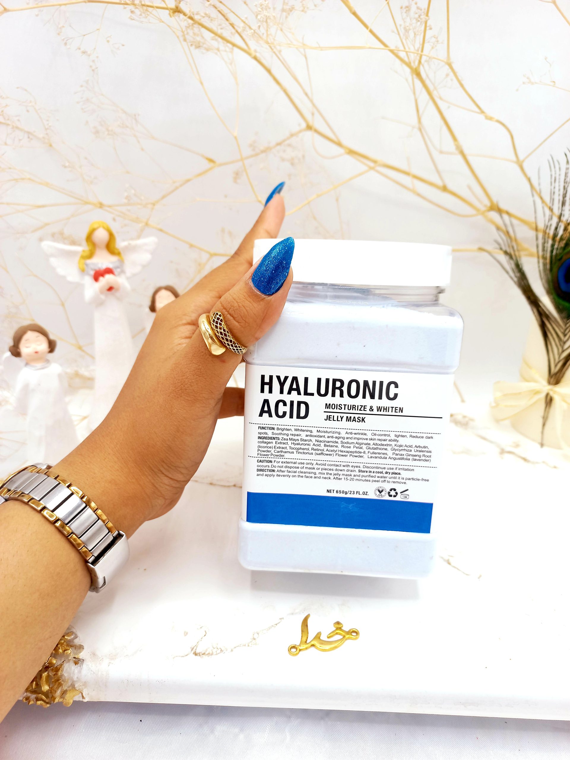 ماسک هیدروژلی هیالورونیک اسید 650 گرمی HYALURONIC ACID ساخت چین