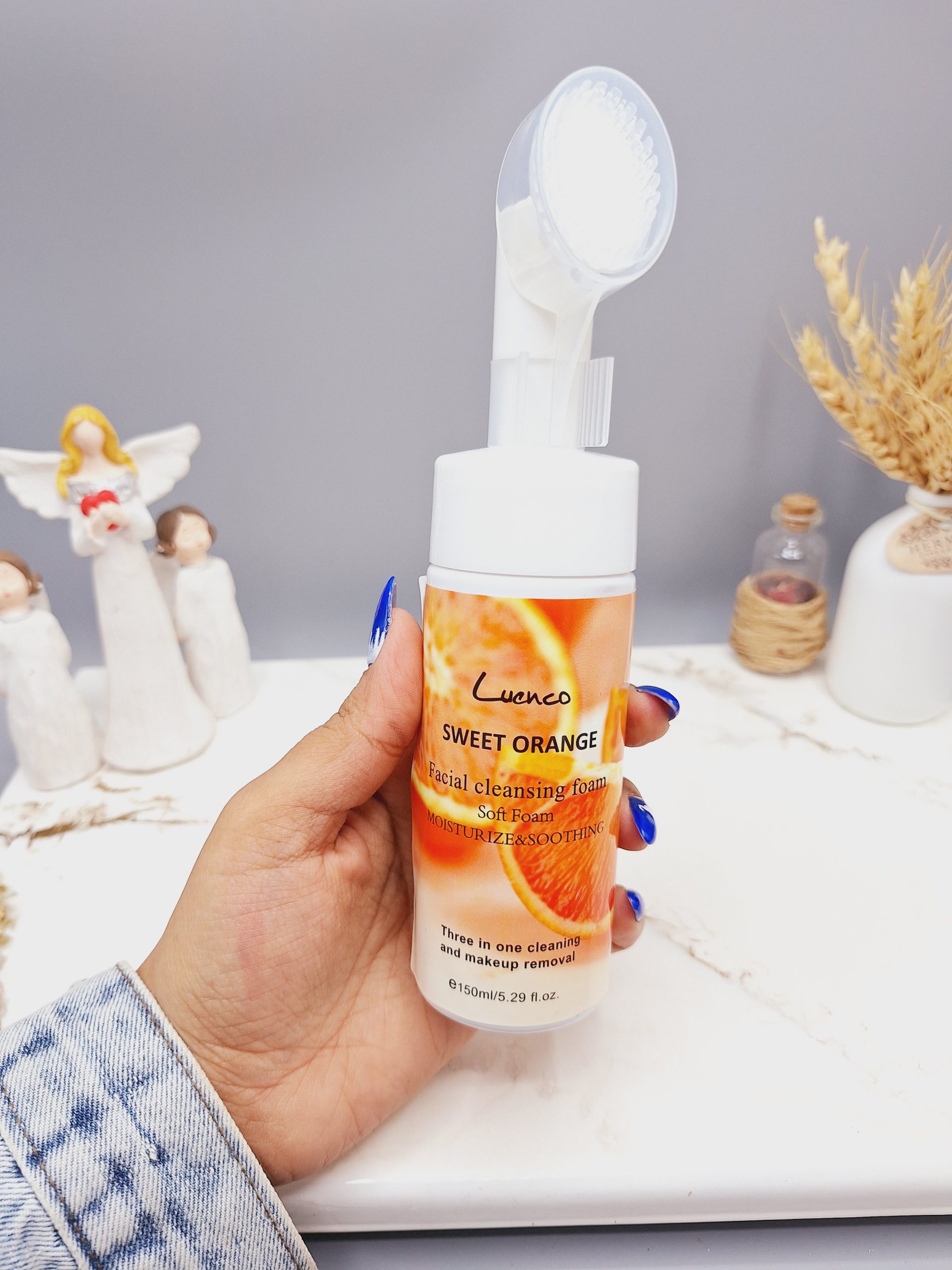 فوم شستشو براش دار پرتقال خونی لانکو کد YS:2385-11