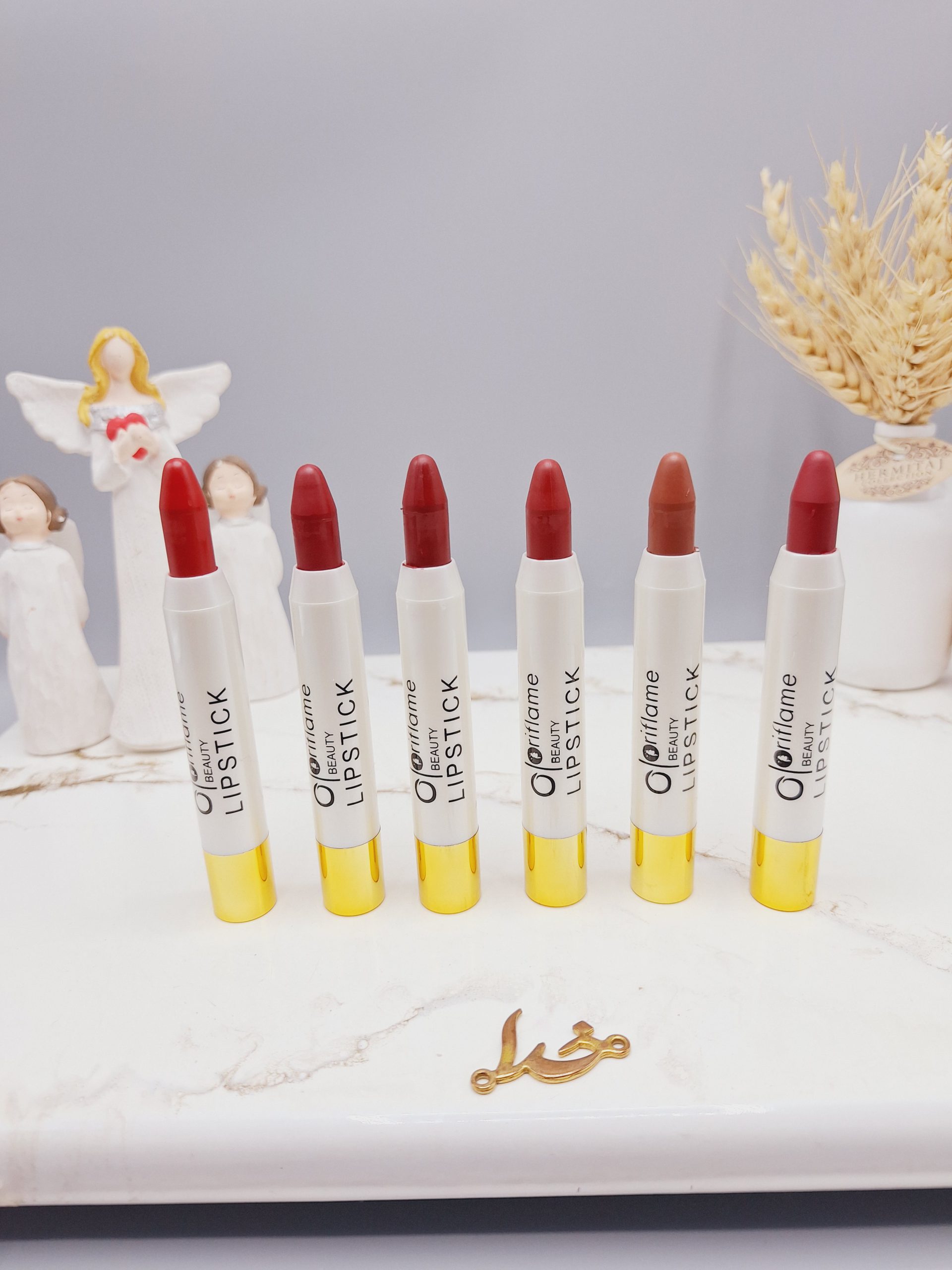 پک 6تایی رژ لب جامد پیچی برند اوریفلیم کد 2303