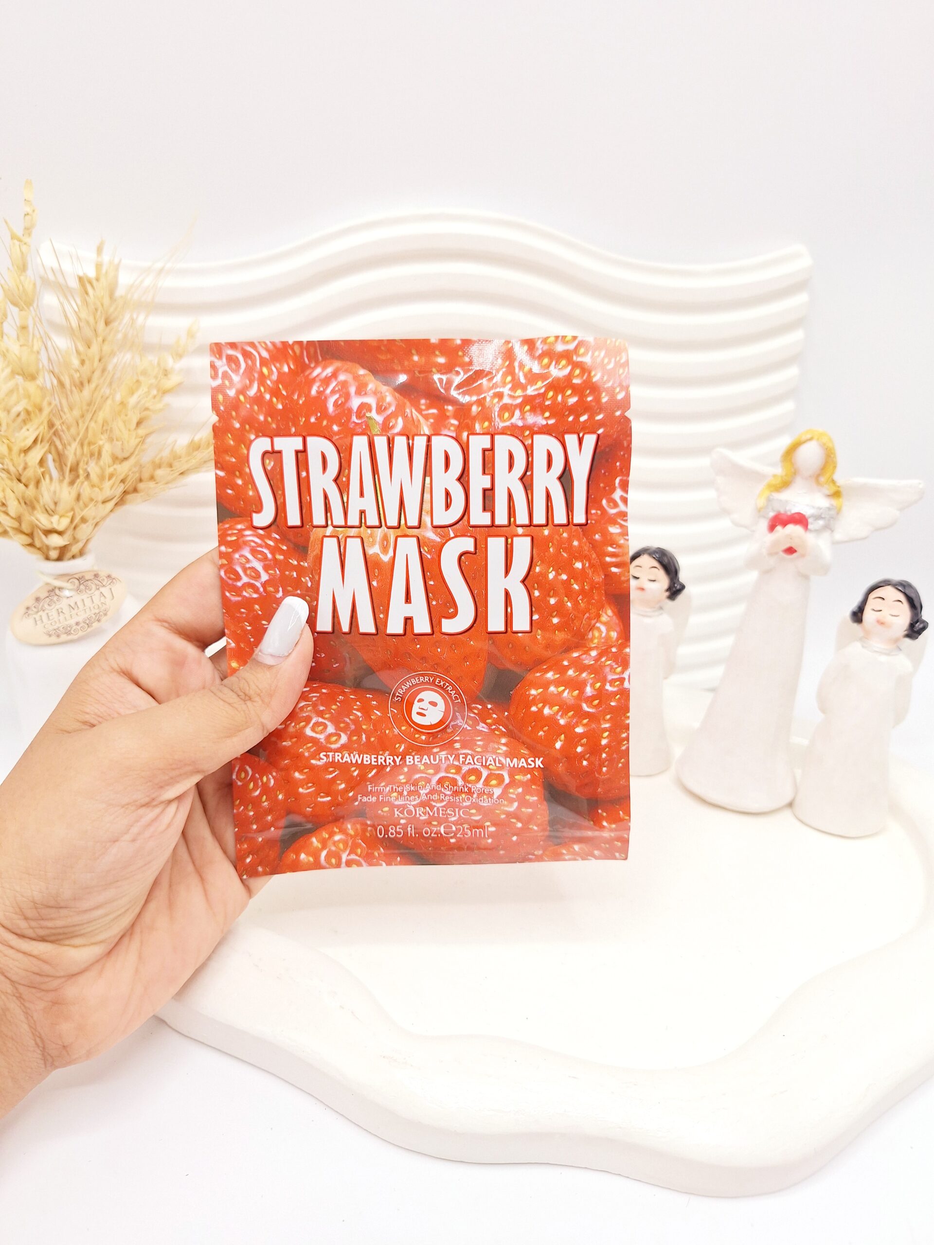 ماسک ورقه ای توت فرنگی STRAWBERRY MASK کد 4722