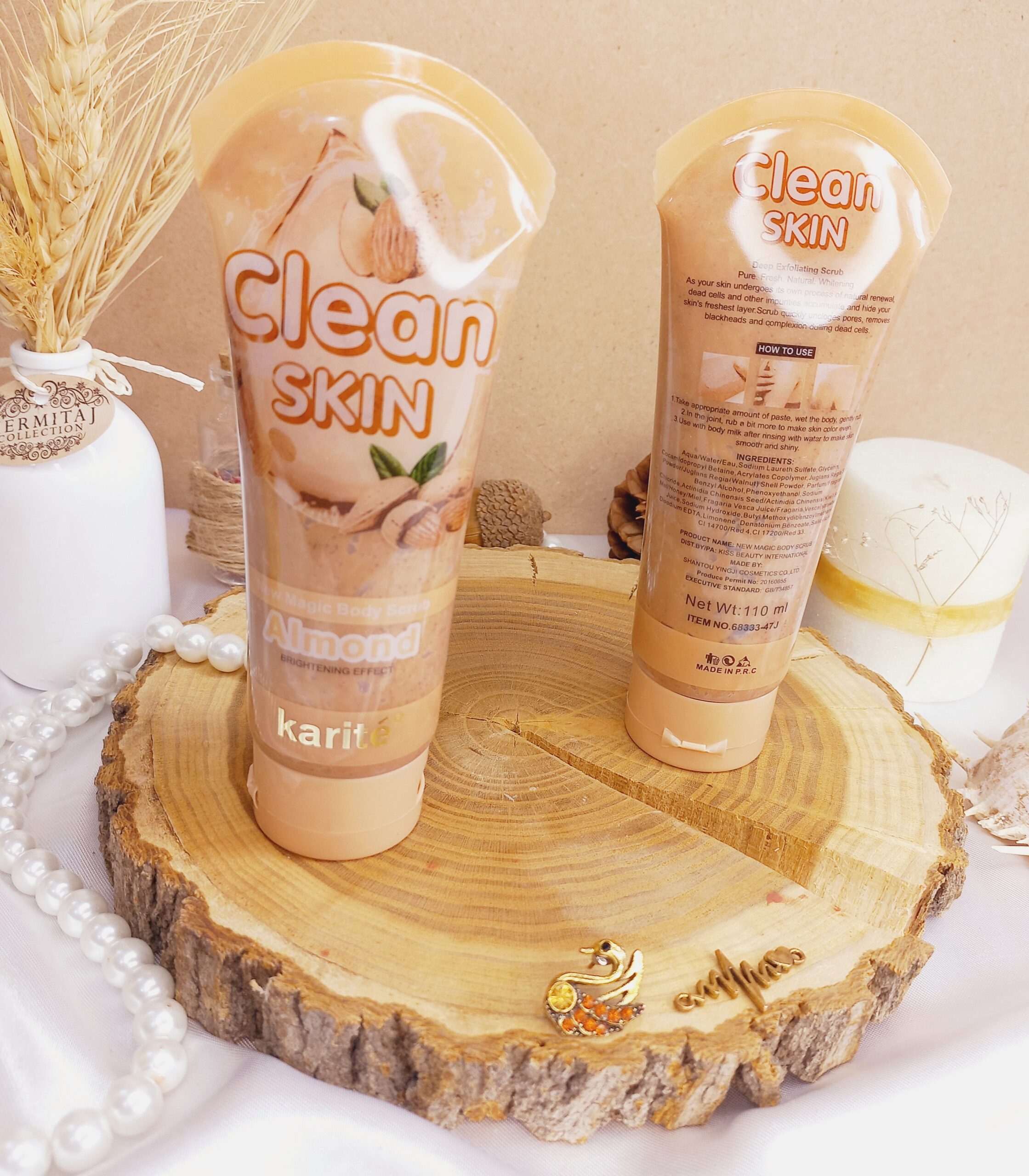 اسکراب تیوپی بادام  کاریته