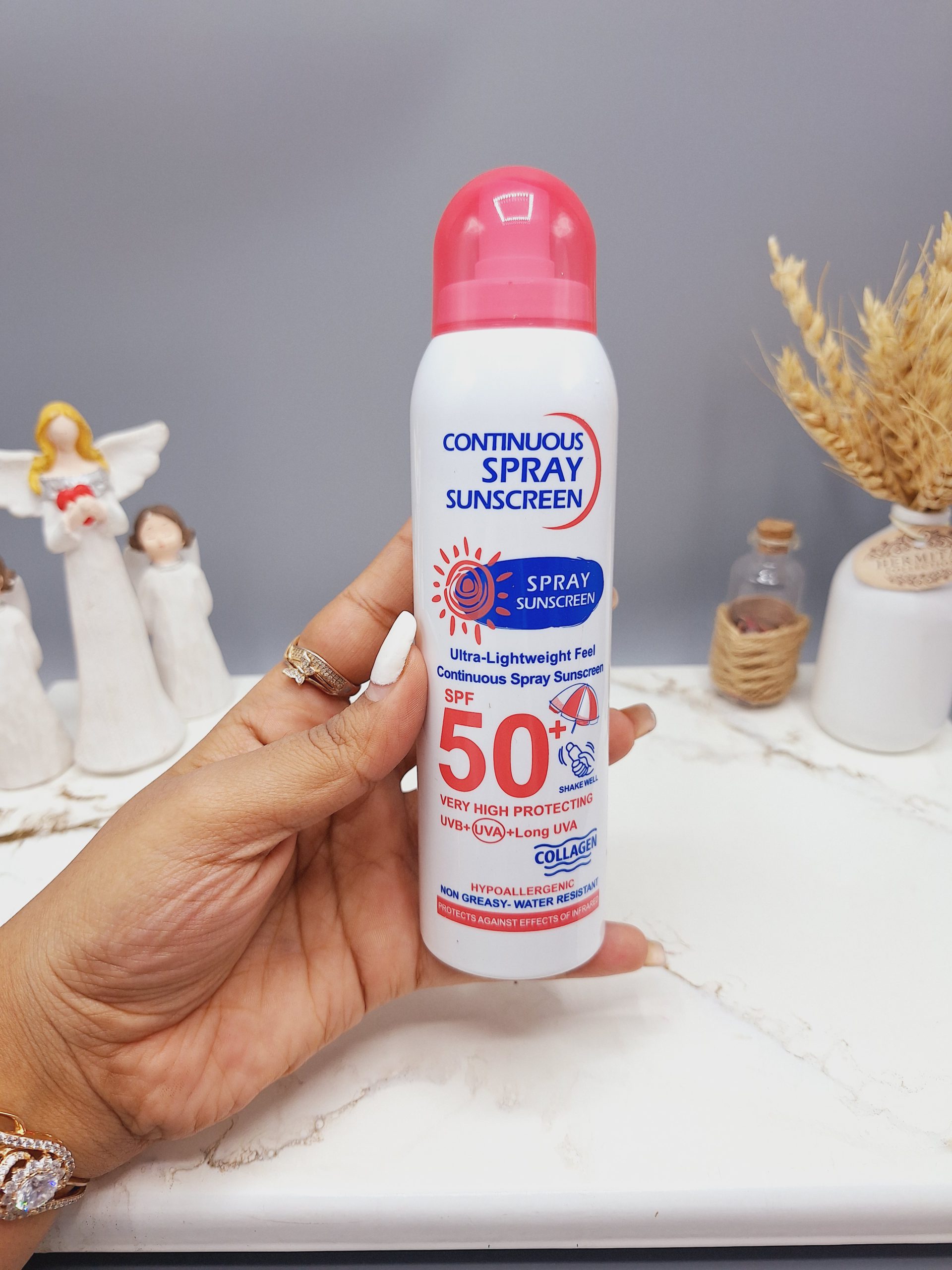 اسپری ضدآفتاب spf 50 برند وکالی WOKALI کد 7996