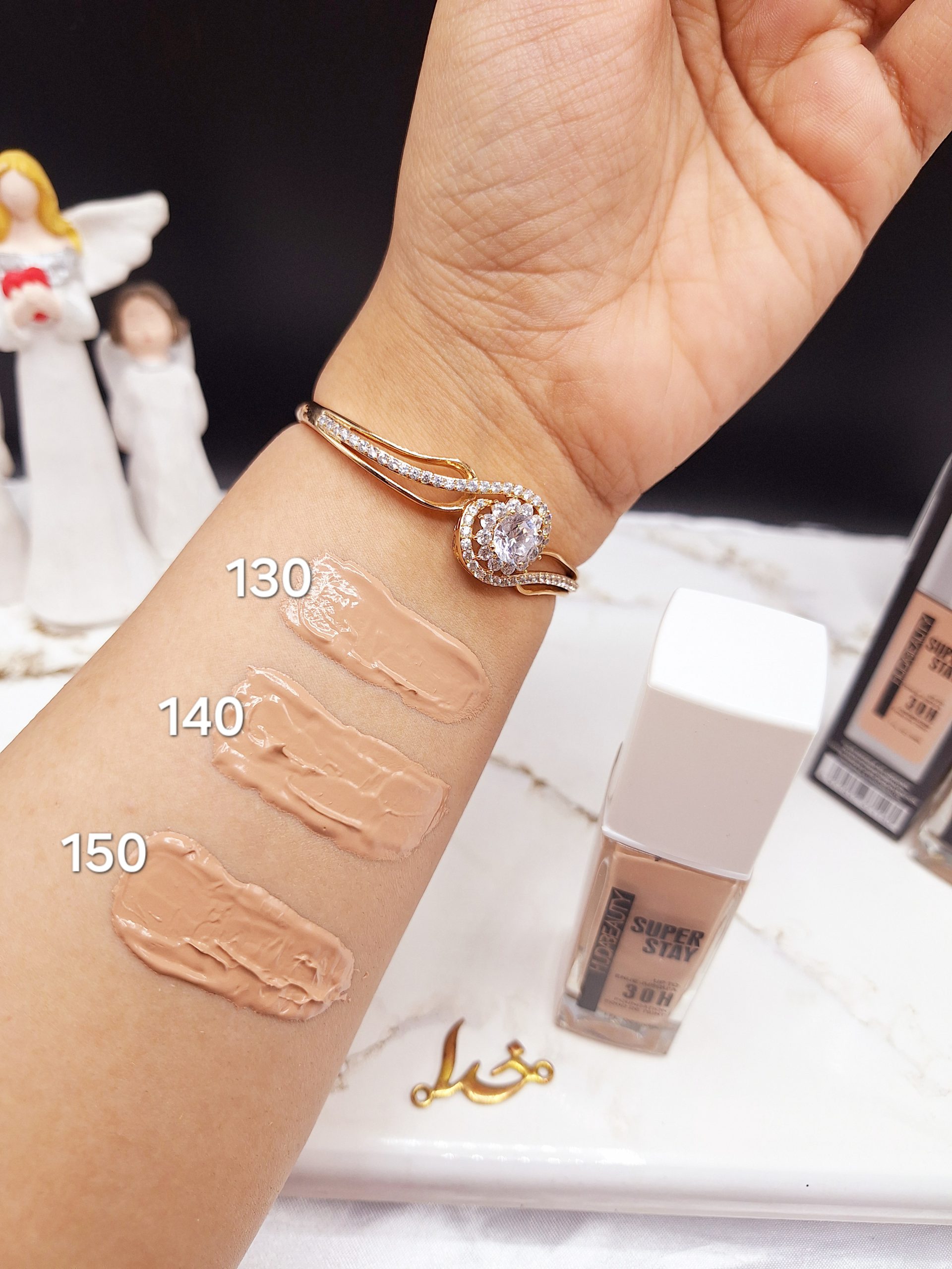 کرم پودر سوپر استی 30 ساعته میبلین SUPER STAY کد 1180