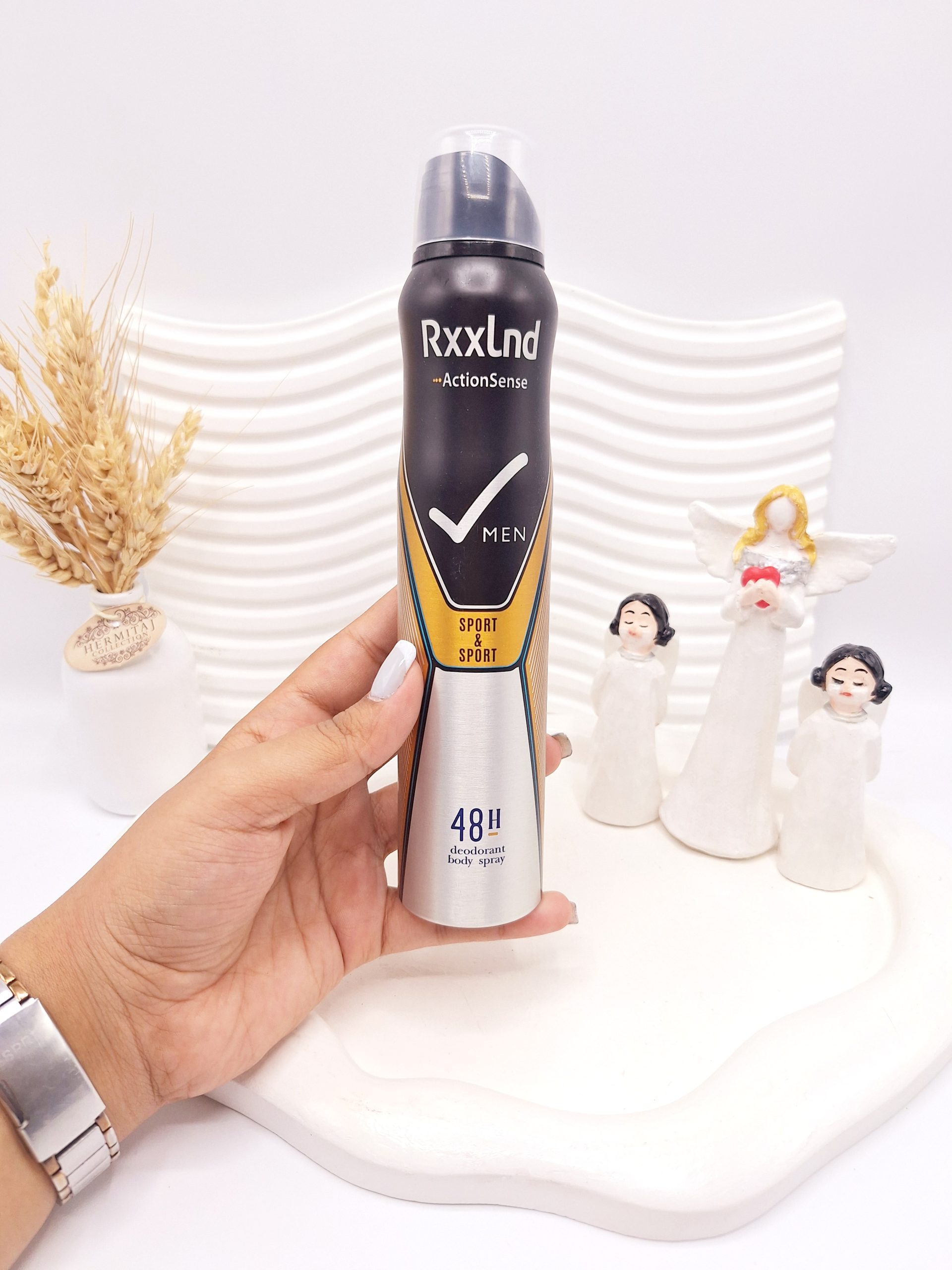 اسپری خوشبو کننده بدن مردانه Rxxlnd ماندگاری 48 ساعته کد 3789