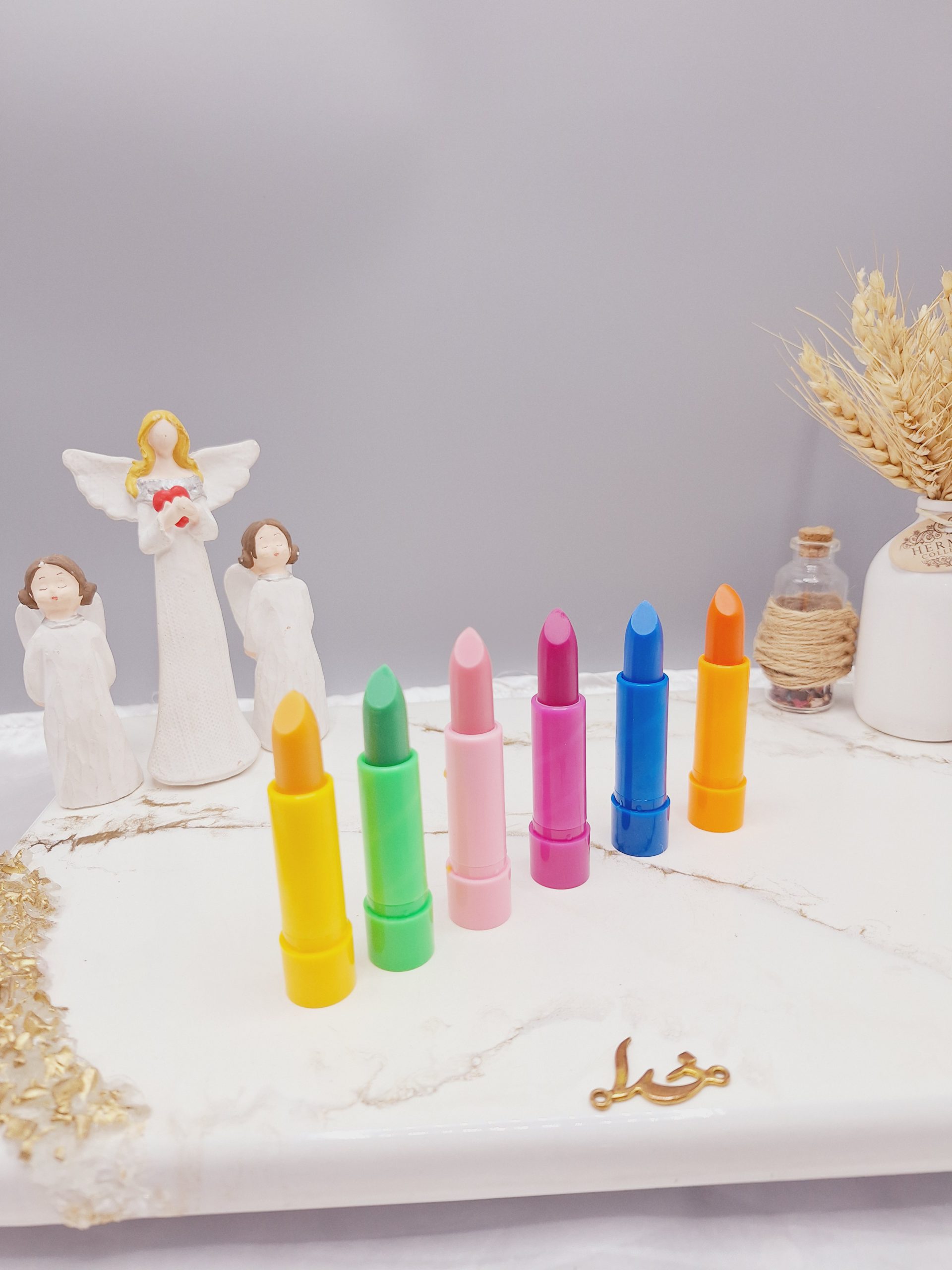 بالم لب حرارتی رنگی برند هپی لیدی HAPPY LADY کد HL004