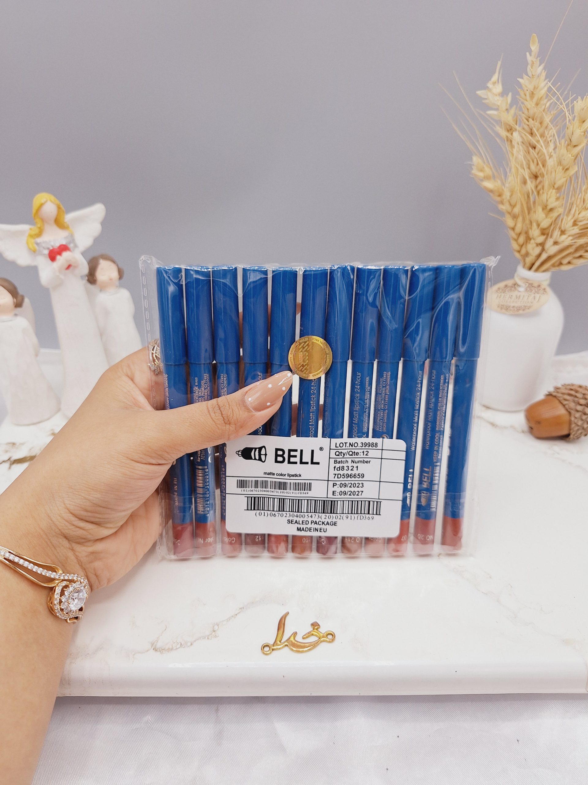 رژ مدادی بدون تراش اصلی برند بل BELL کد 39998