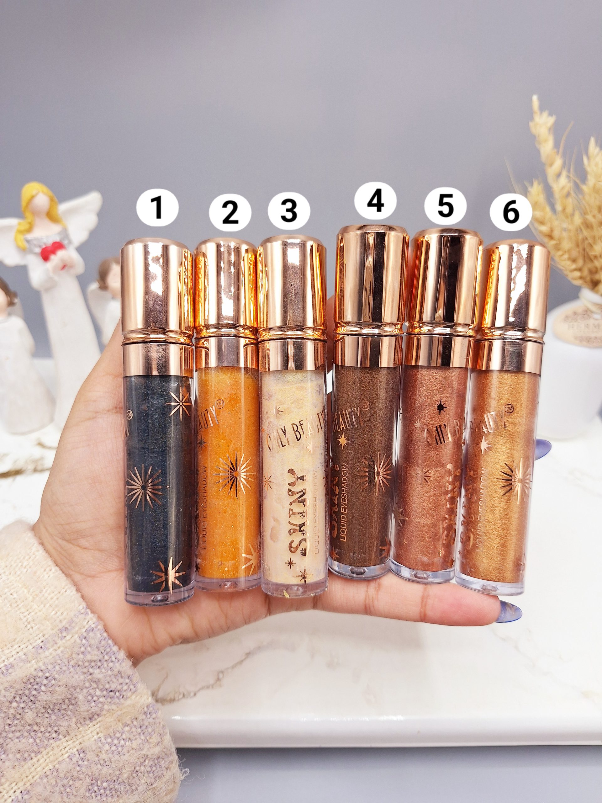 سایه گلیتری مایع طرح انلی بیوتی کد SL – 7720