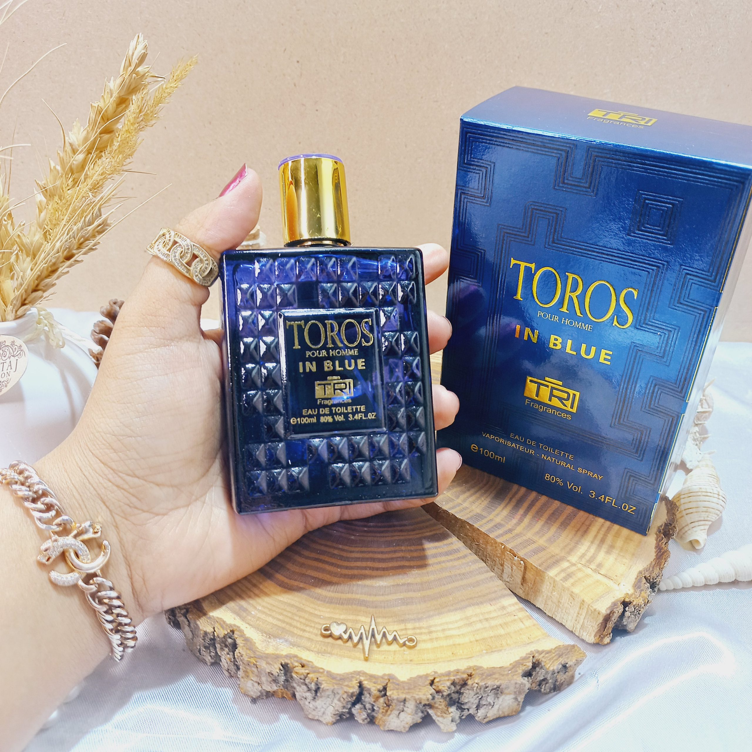 ادکلن TOROS IN BLUE مردانه (رایحه ورساچه) اورجینال اماراتی