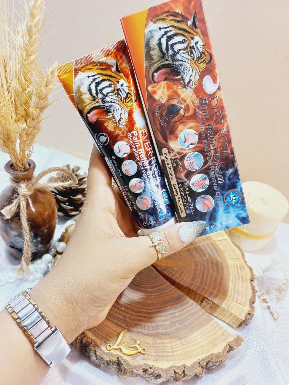 کرم درمانی تسکین دهنده سریع درد عضلانی و درد های روماتیسمی ایور روزا EVER ROSA کد 25002 | پخش عمده