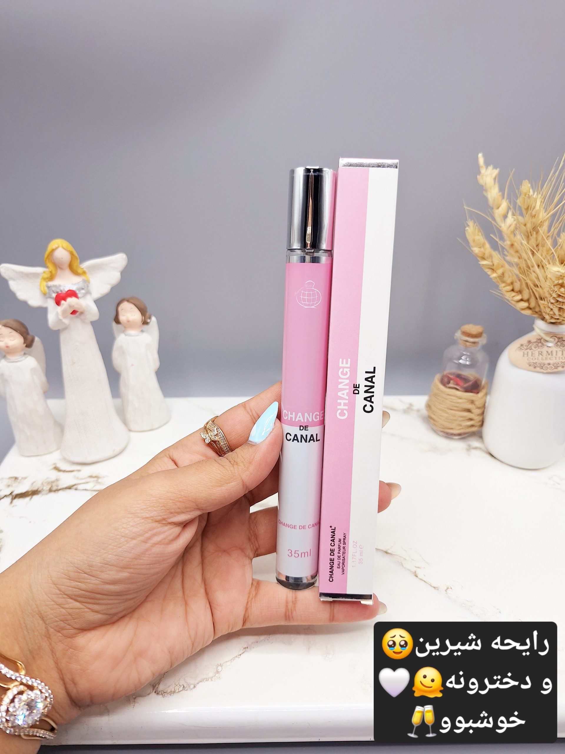 ادکلن زنانه استوانه ای 35 میل CHANGE DE CANAL کد 5561