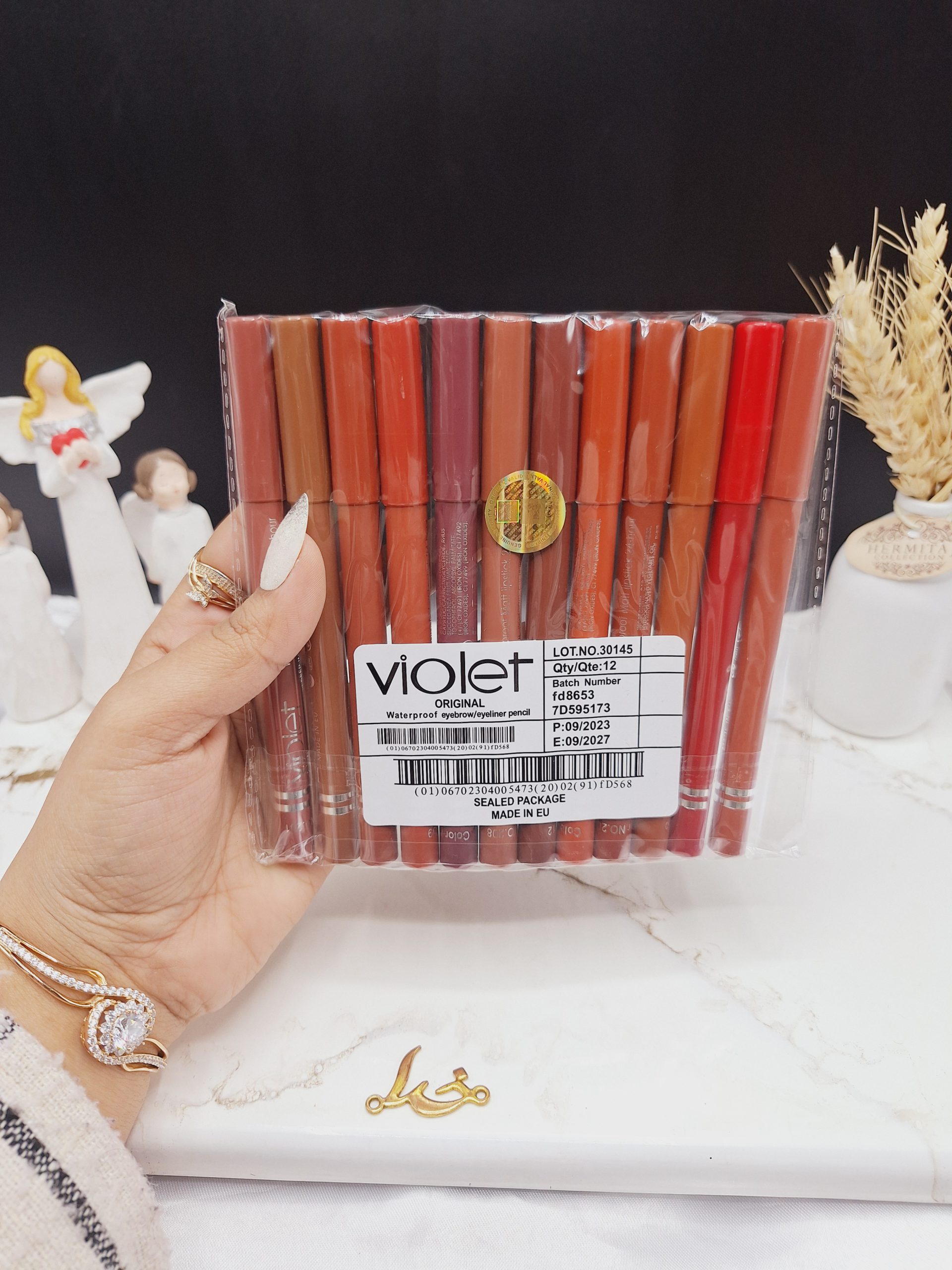 رژ مدادی بدون تراش برند ویولت Vio6 اصلی کد 30145