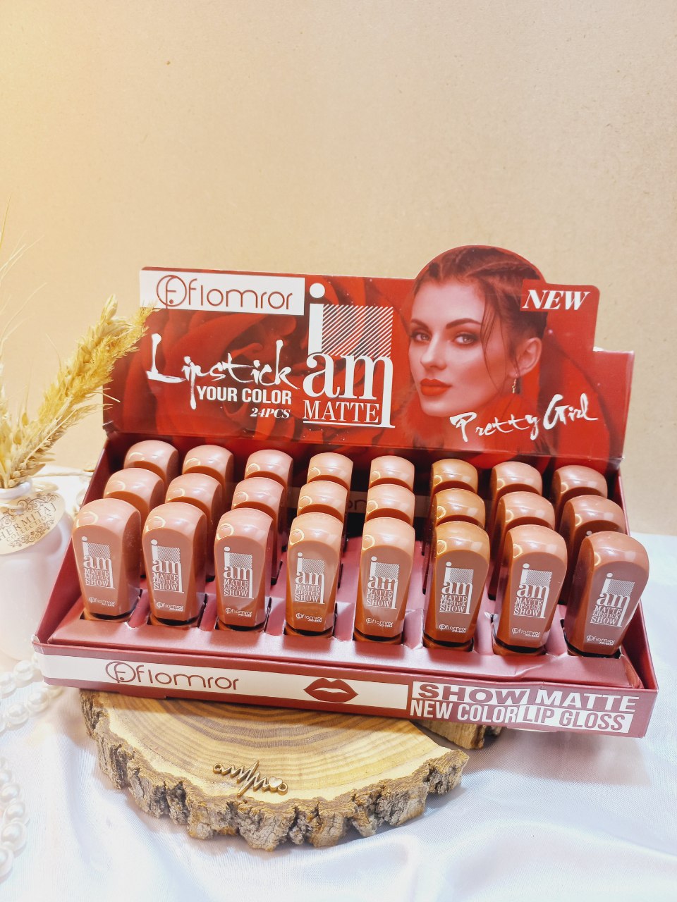 رژ جامد پرطرفدار فلورما Flomror کد 8034