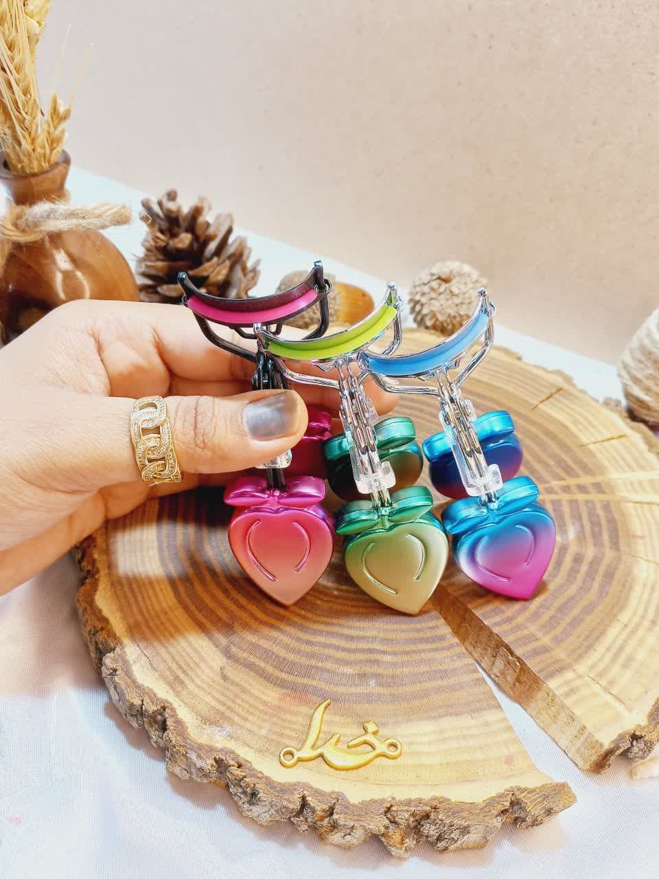 فرمژه طرح توت فرنگی استیل