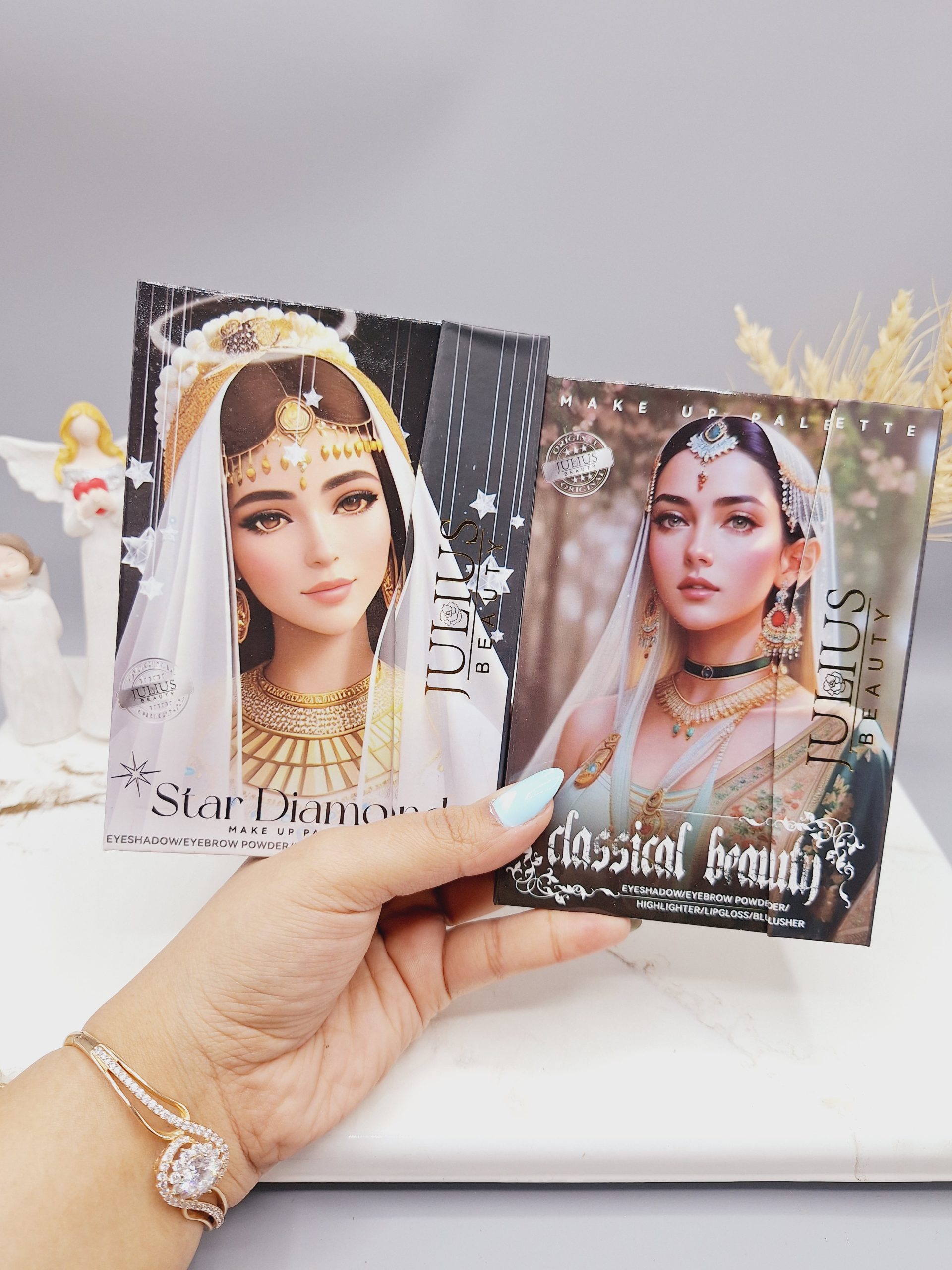 سایه کیفی ژولیوس بیوتی طرح عروس ناز بودایی کد jl2032