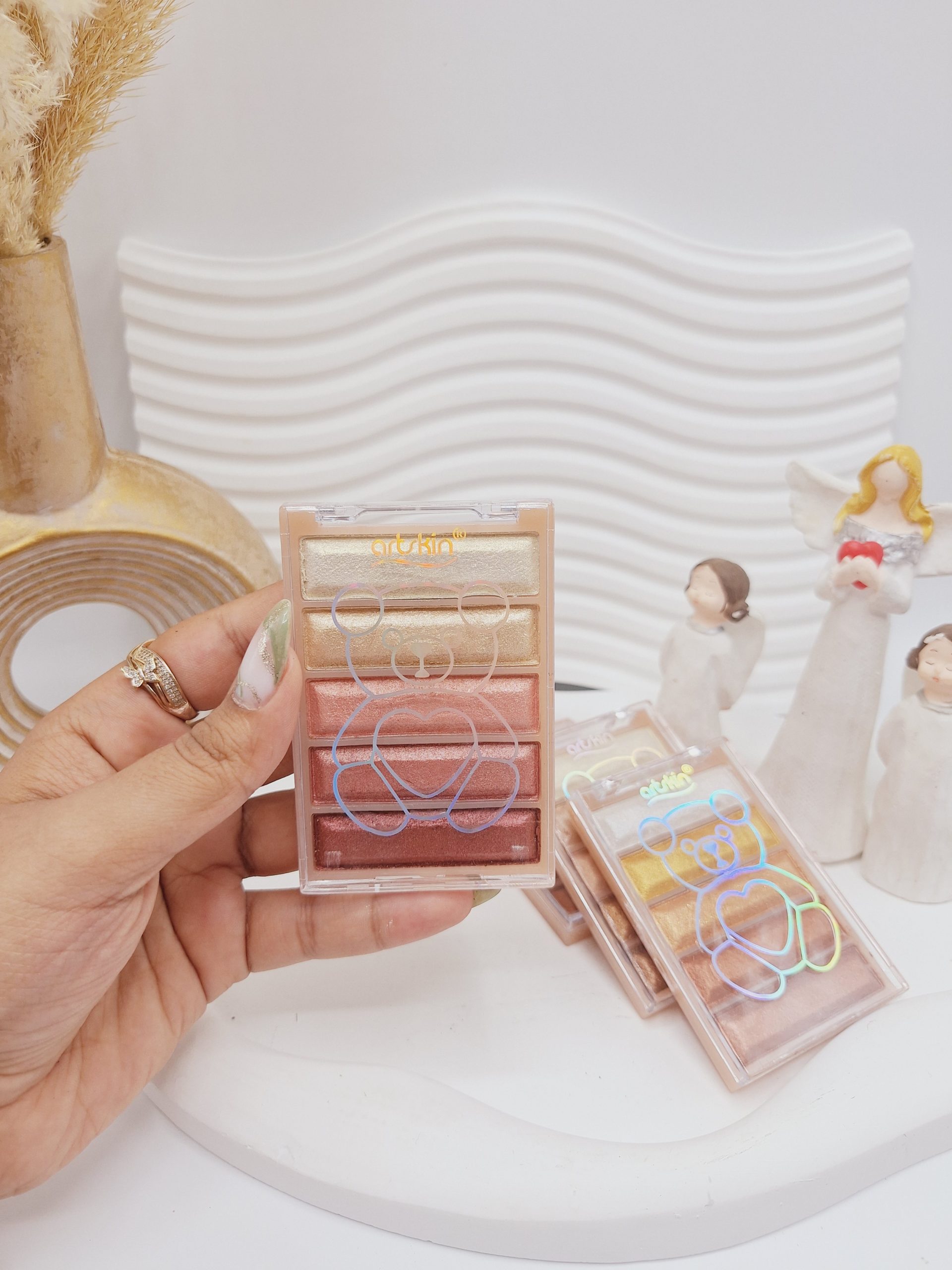 پالت هایلایتر 5 کاره خرسی برند آرت اسکین کد 976106