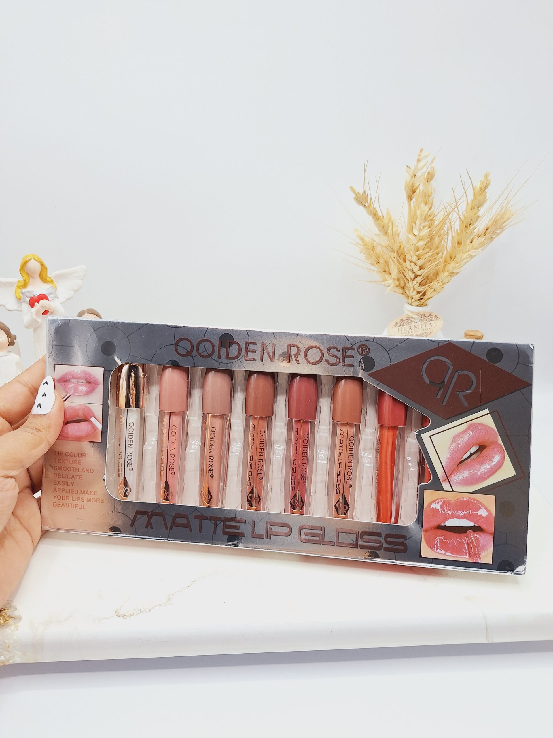 پک 10 تایی رژ مایع خوش رنگ و مات برند کویدن رز کد 2239