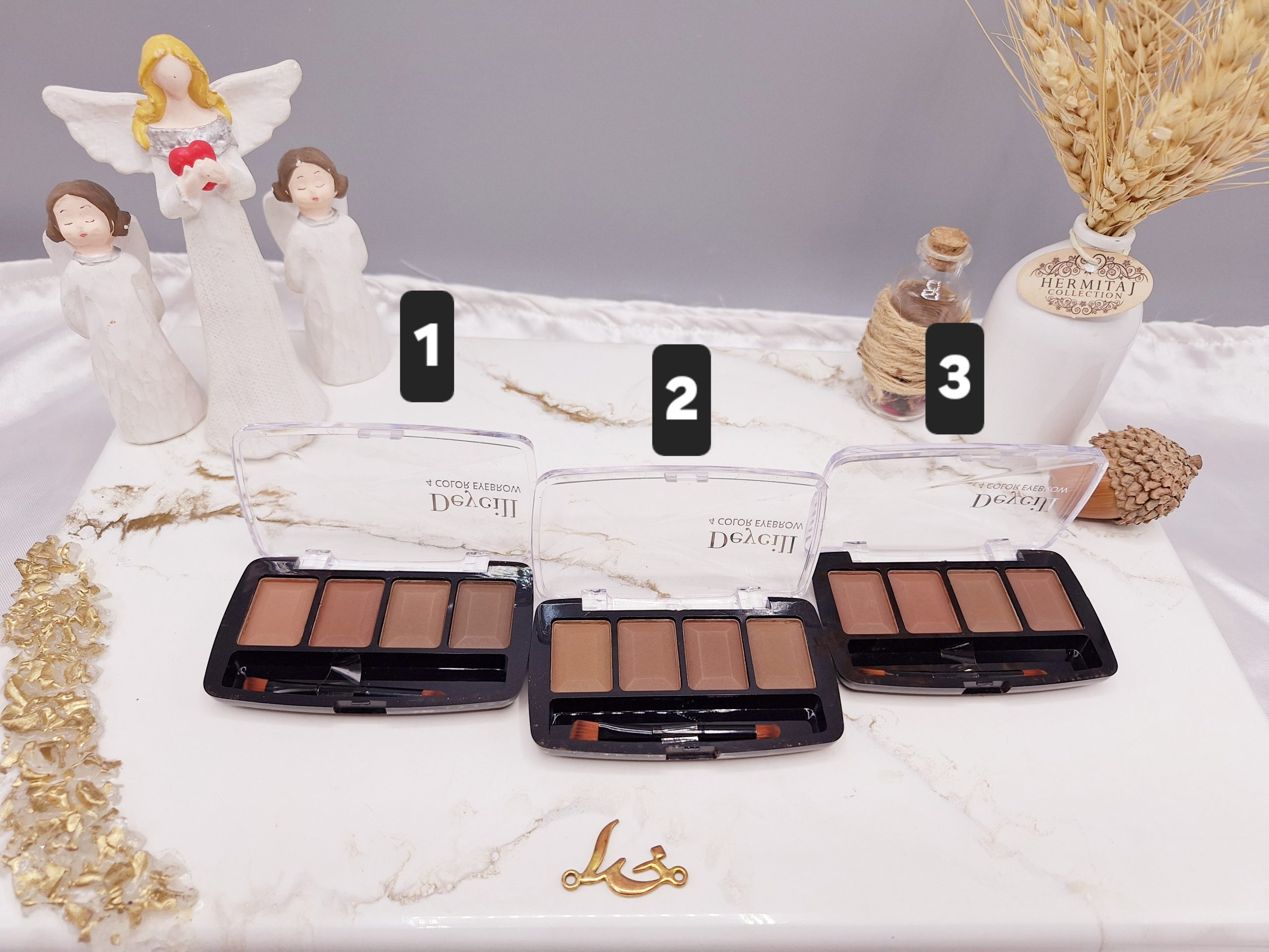 سایه ابرو 4 رنگ برند Deycill کد 1481