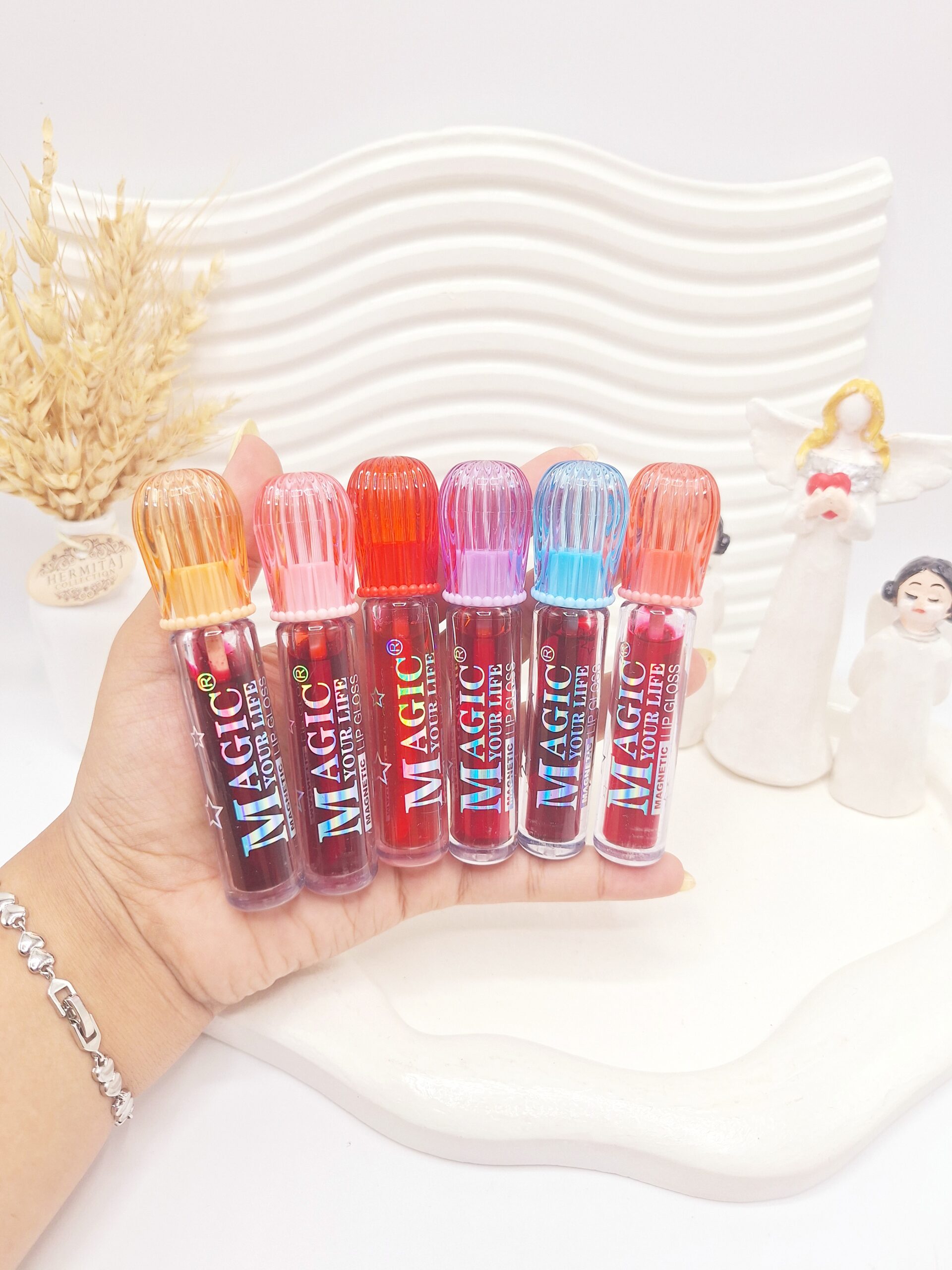 تینت لب سر شیشه رنگی برند مجیک LC174