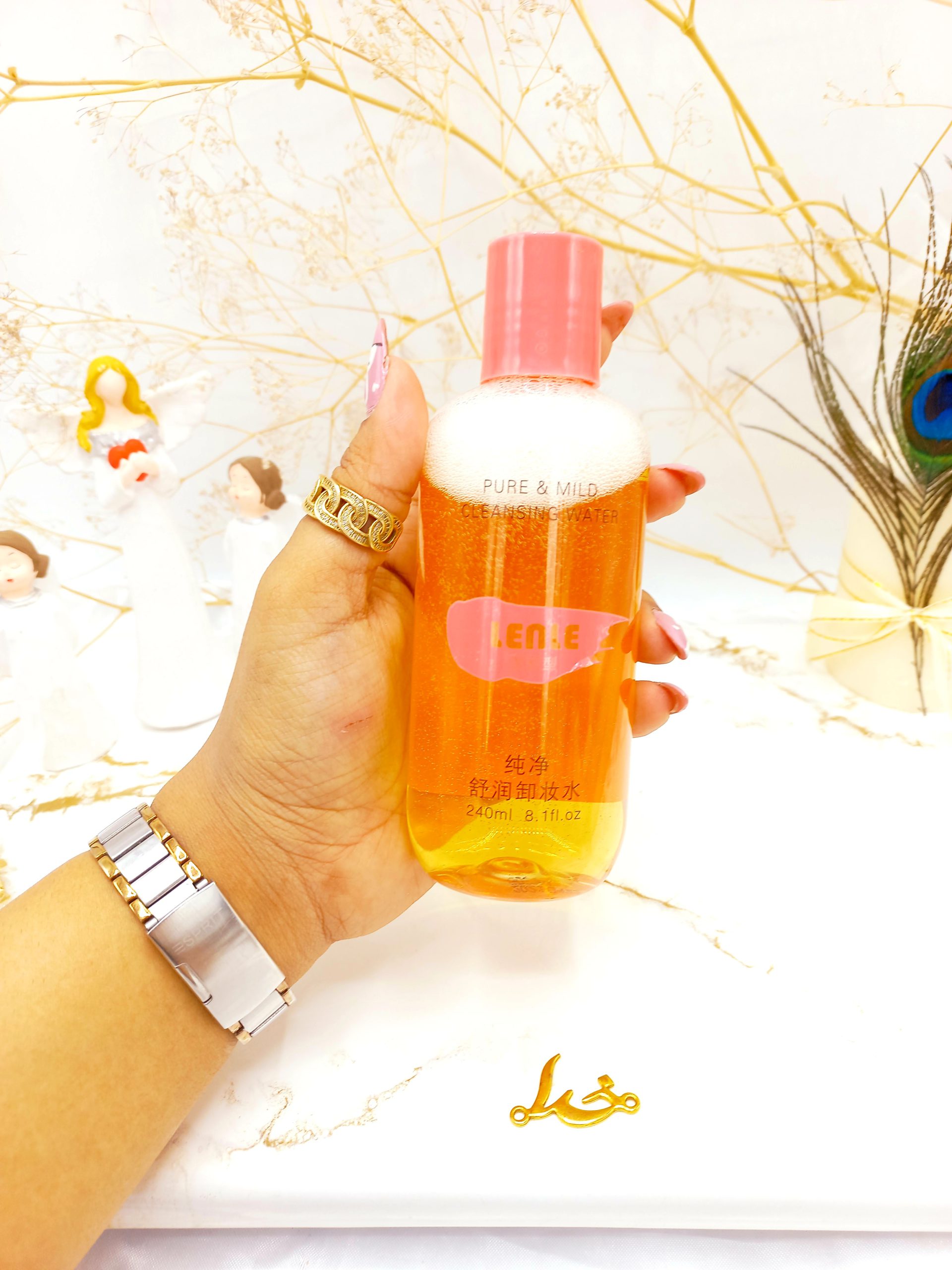 میسلار واتر پاک کننده آرایش صورت LENLE کد 4700