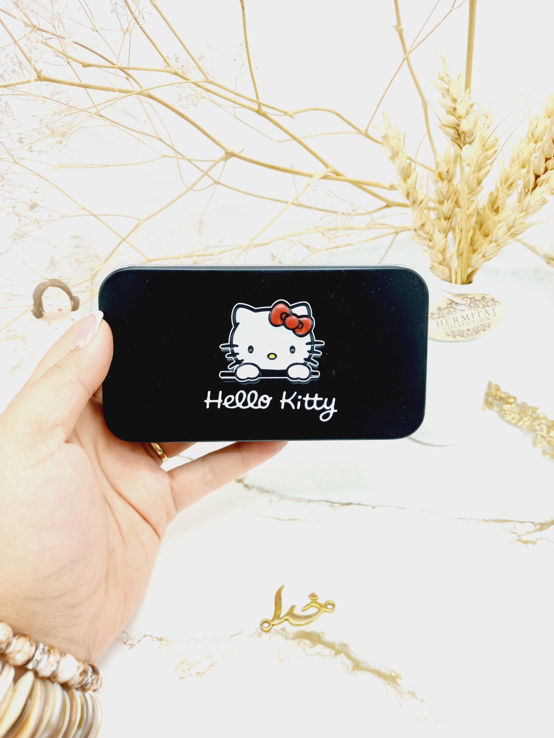 ست براش هفت تیکه مشکی هلو کیتی Hello kitty