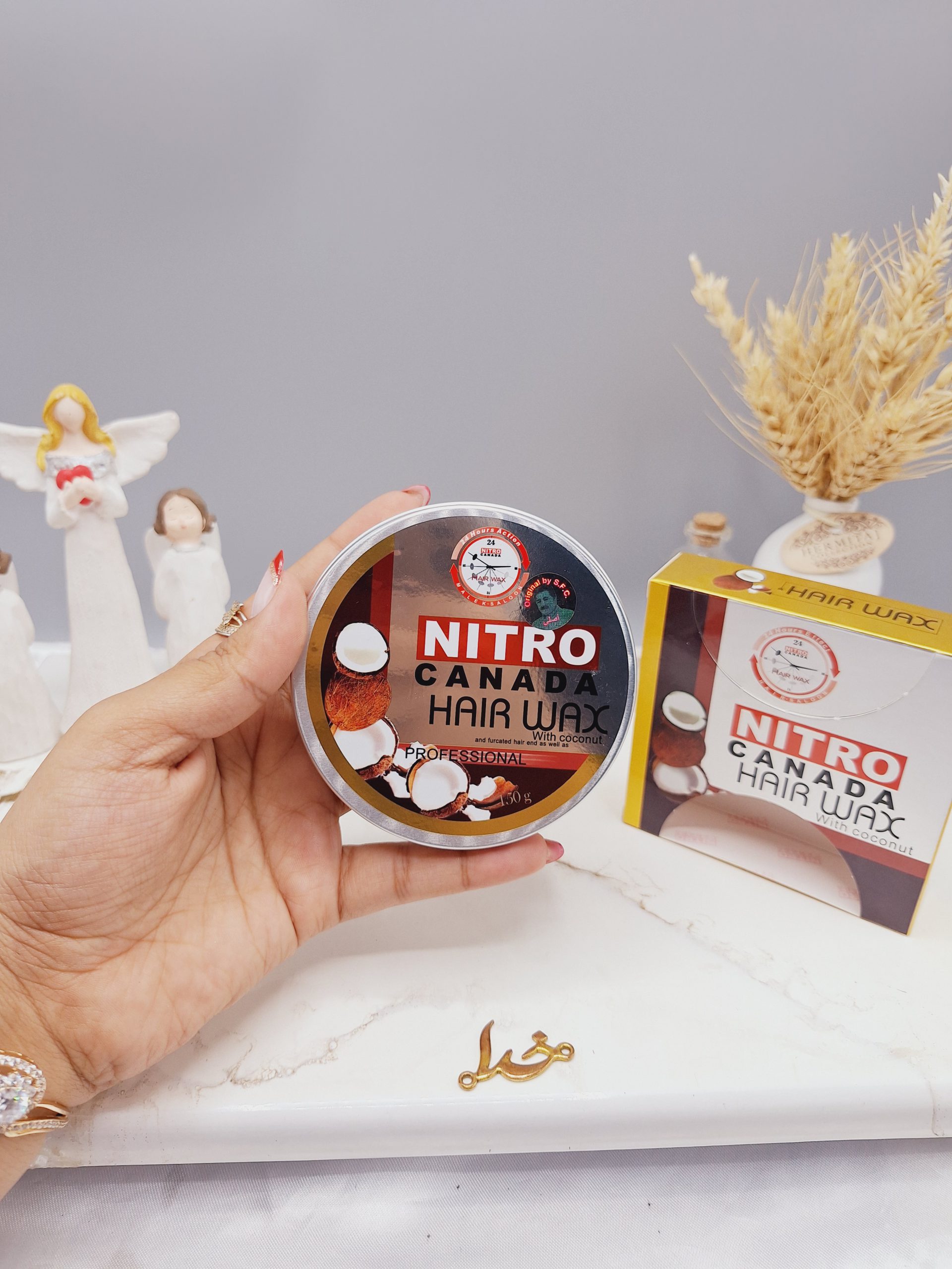 واکس مو با عصاره روغن نارگیل برند نیترو NITRO
