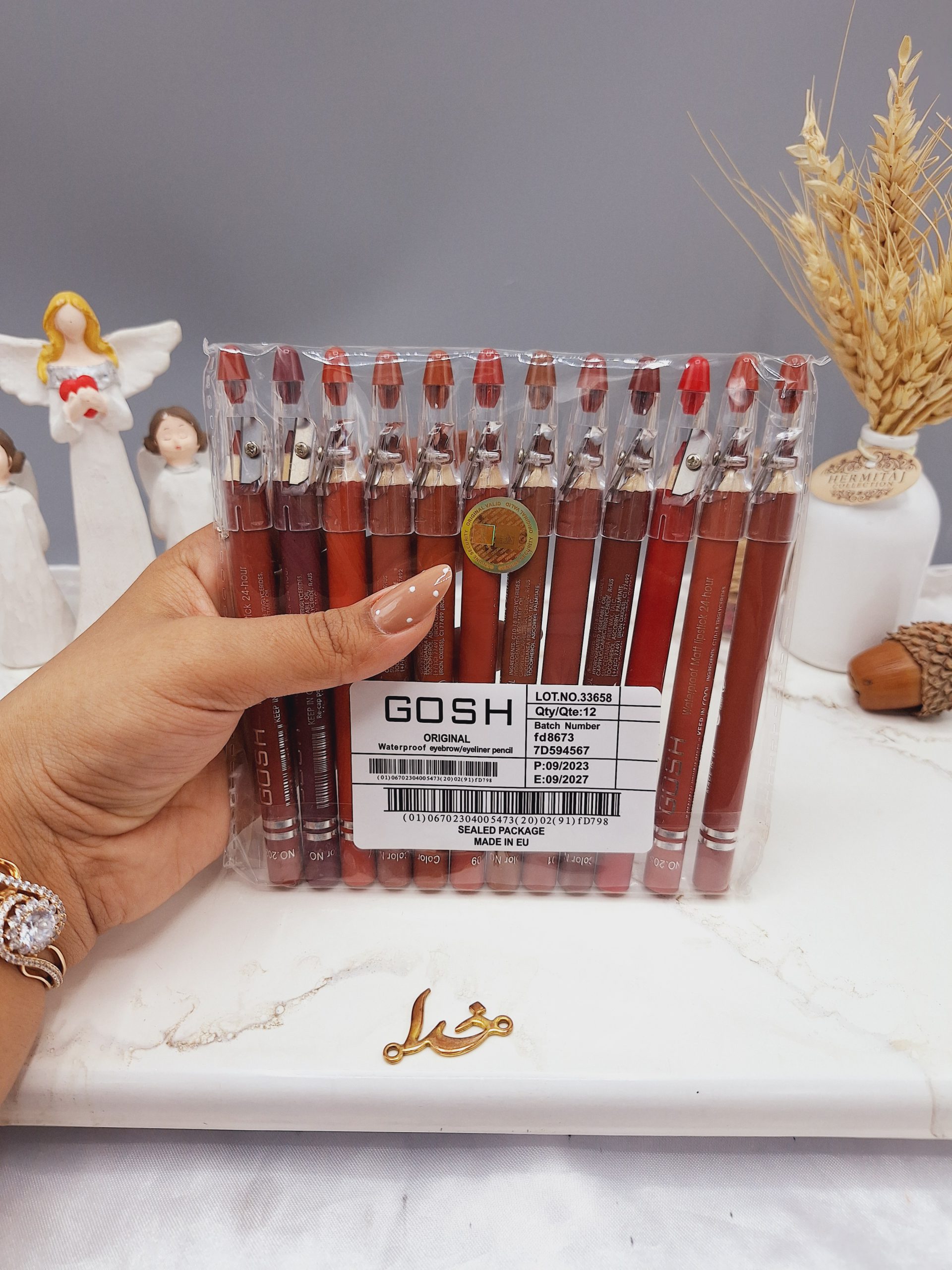 رژ مدادی تراش دار اصلی برند گاش GOSH کد 33658