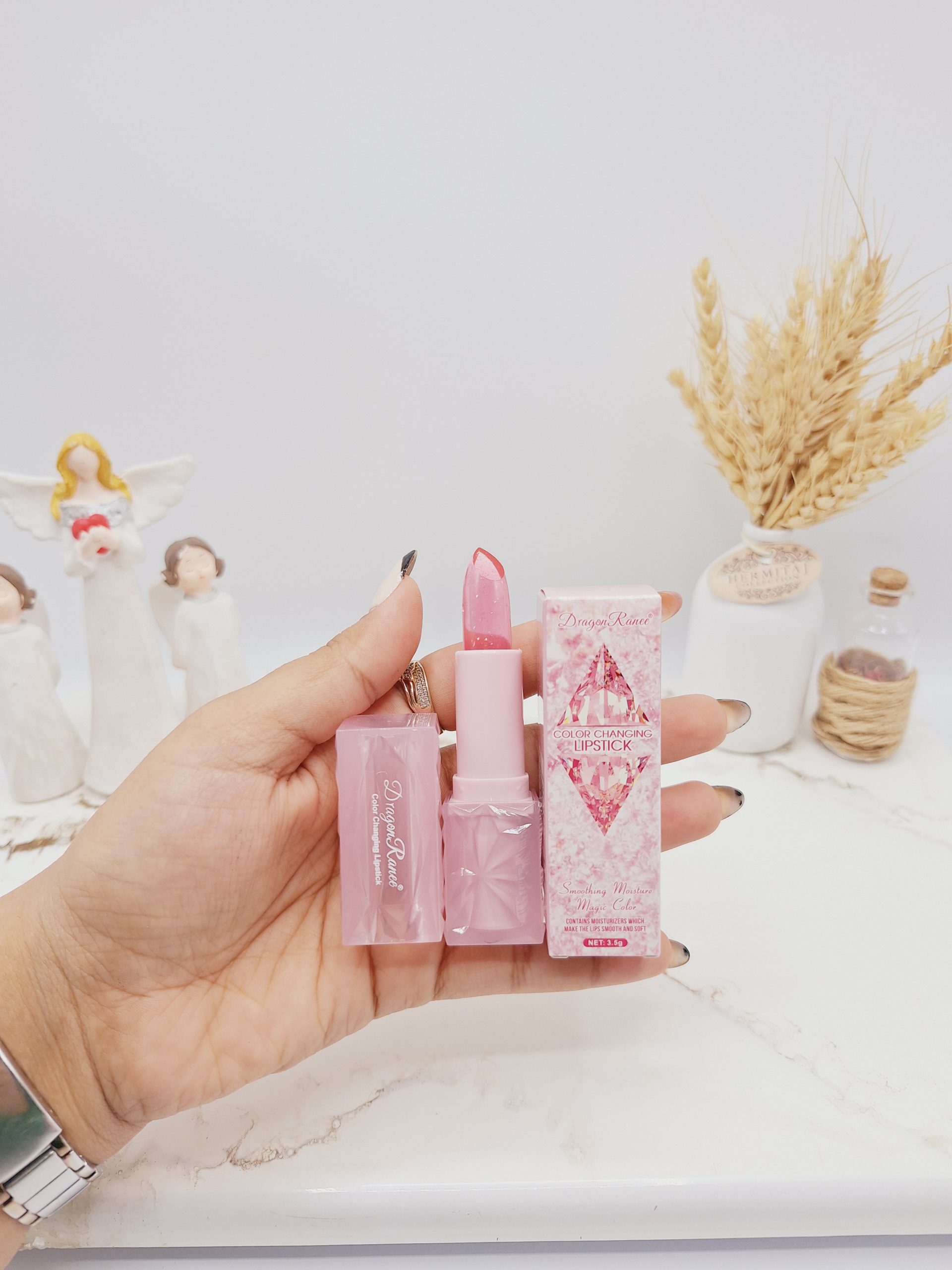 بالم لب ژله ای اکلیلی پرنسسی مدل الماسی برند دراگون رانی کد 5998