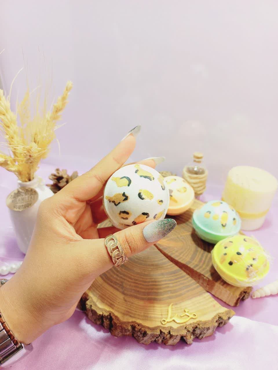 کوکتل و پدیکور توپی پلنگی 80گرمی با کیفیت با جوشش عالی