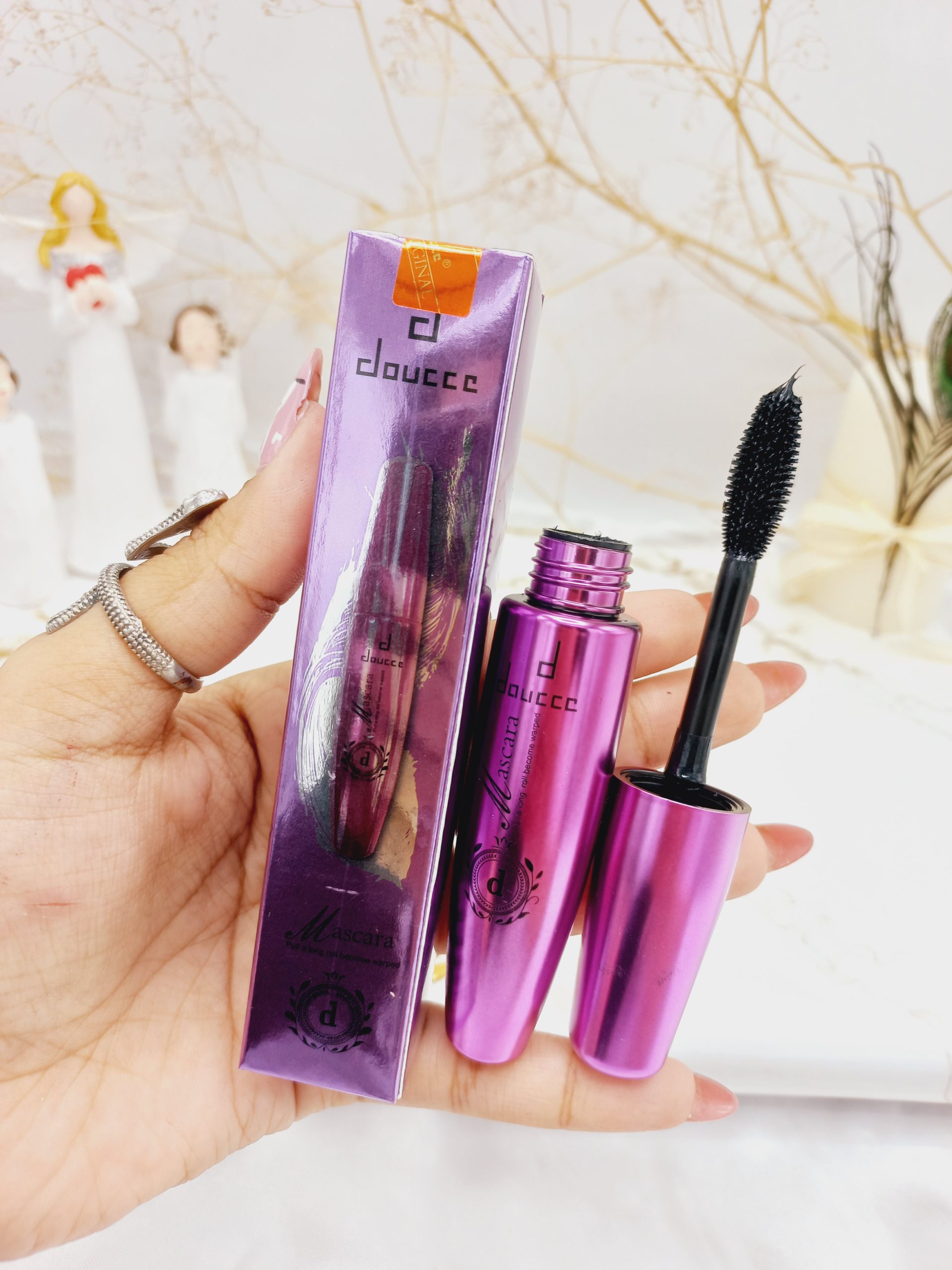 ریمل بلند کننده مشکی دوسه ماسکارا اورجینال (پوکه بنفش) doucce mascara کد V805