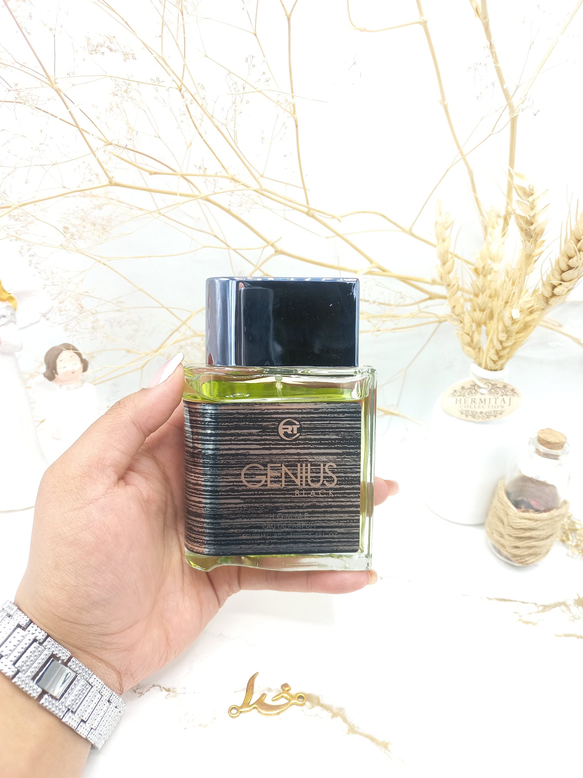 ادکلن جنیوس بلک GENIUS BLACK حجم 100 میلی لیتر اورجینال اماراتی