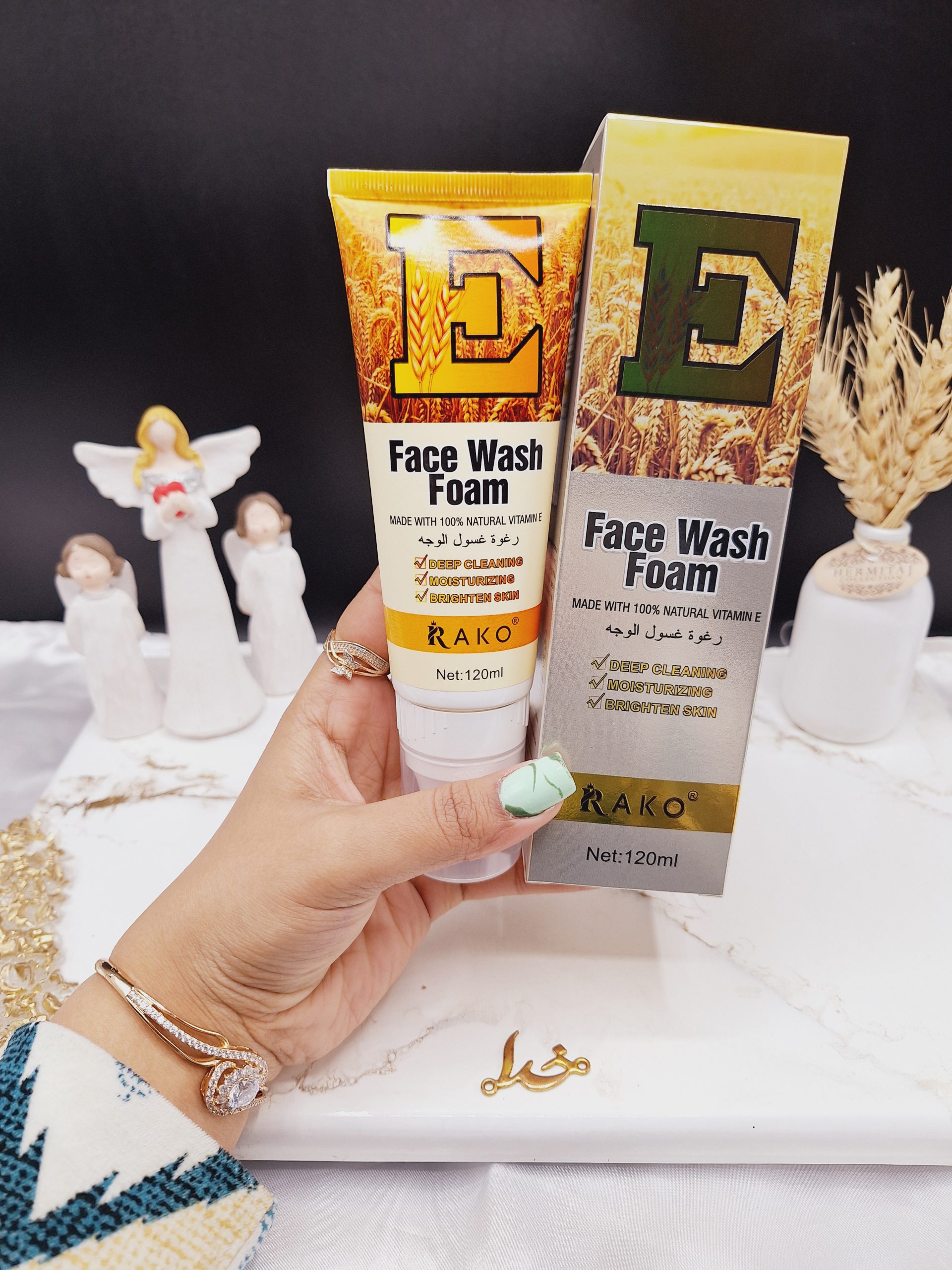 فوم شستشوی براش دار با عصاره گندم  برند راکو RAKO کد RK1015